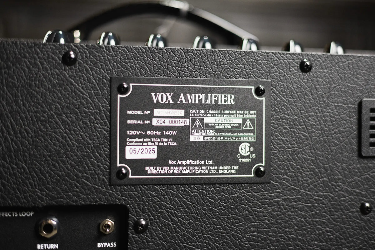 Vox AC15 Hand-Wired 15-watt 1 x 12-inch Tube Combo Amplifier