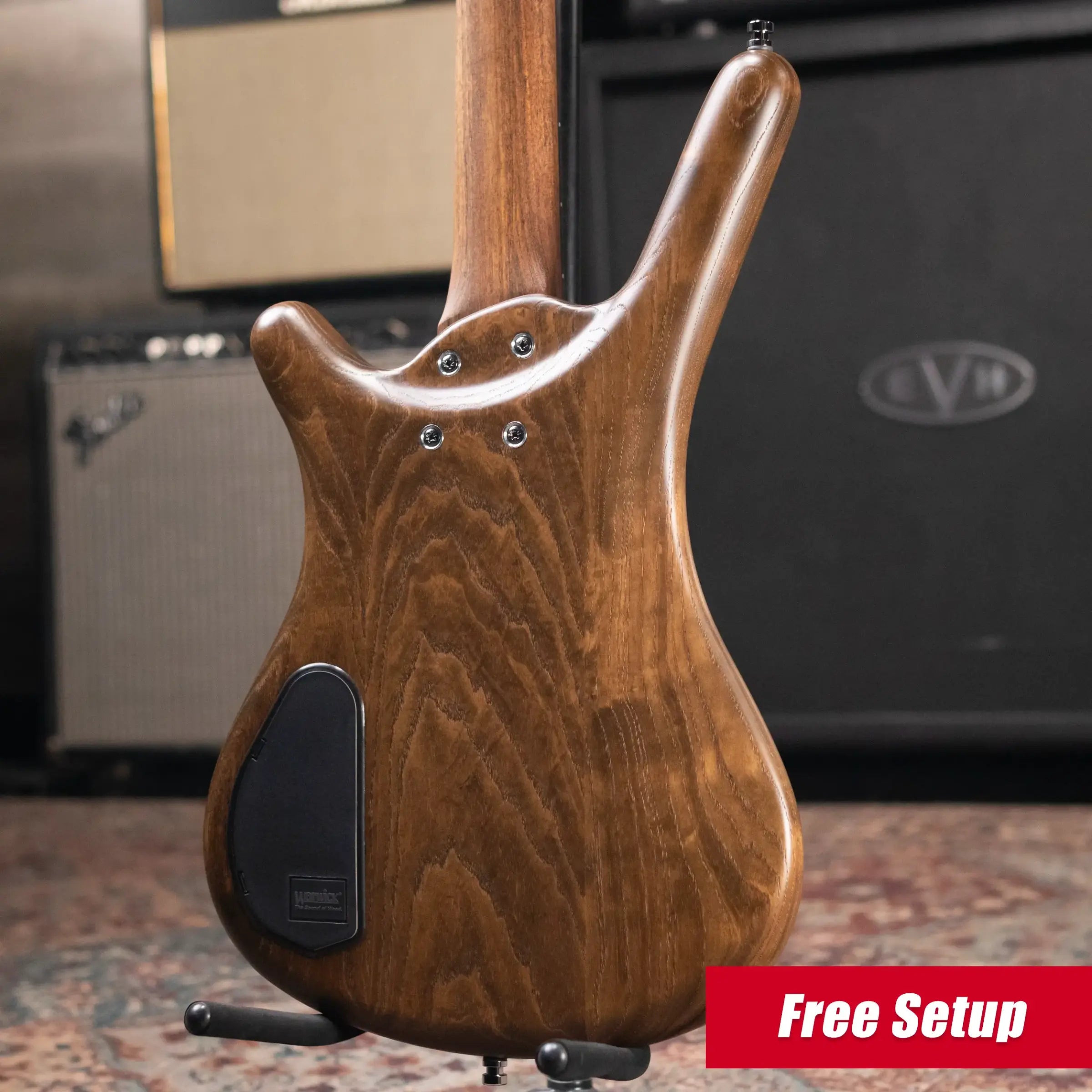 Warwick Pro Series Corvette Standard Electric Bass - Antique Tobacco Transparent Satin with Gig Bag