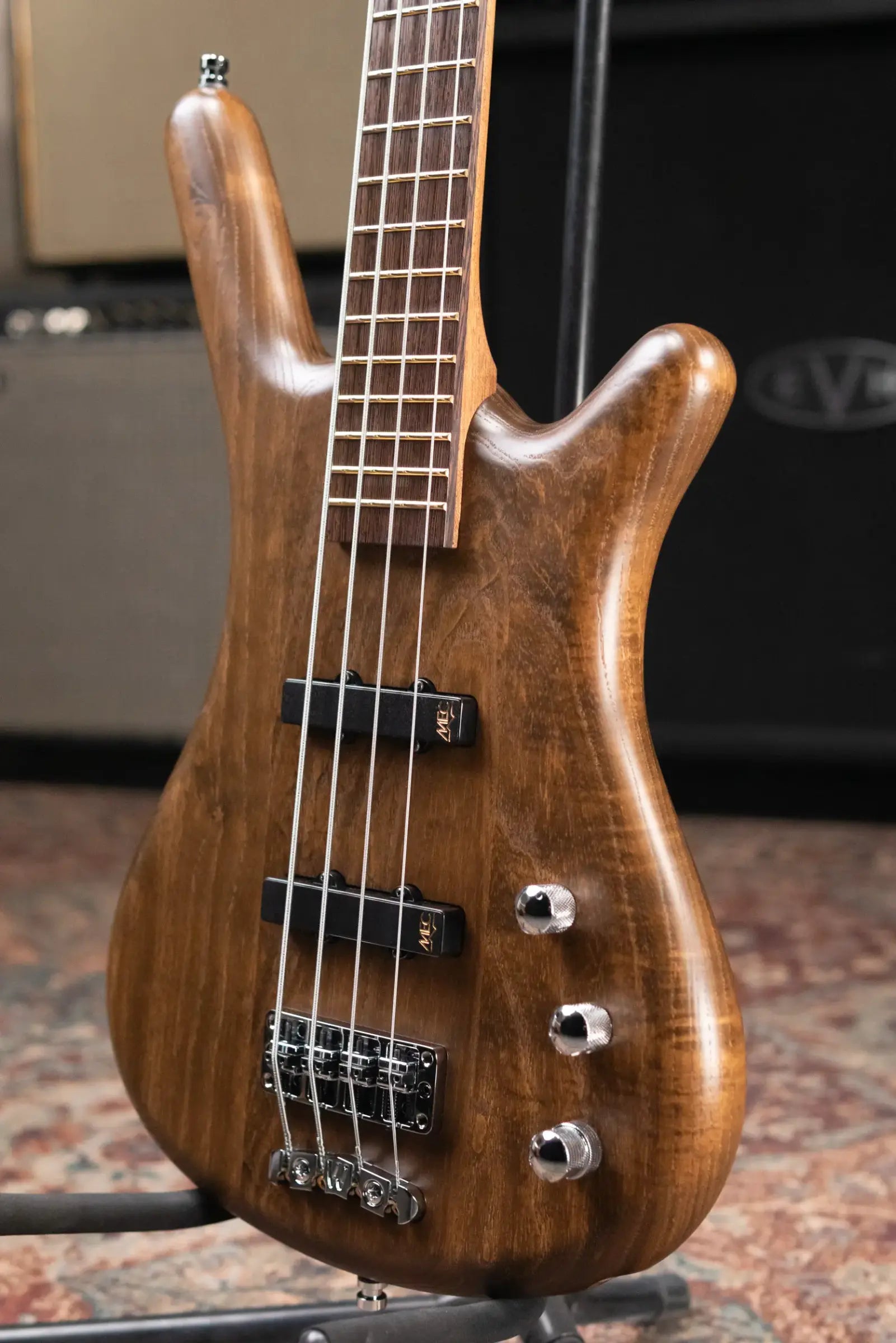 Warwick Pro Series Corvette Standard Electric Bass - Antique Tobacco Transparent Satin with Gig Bag