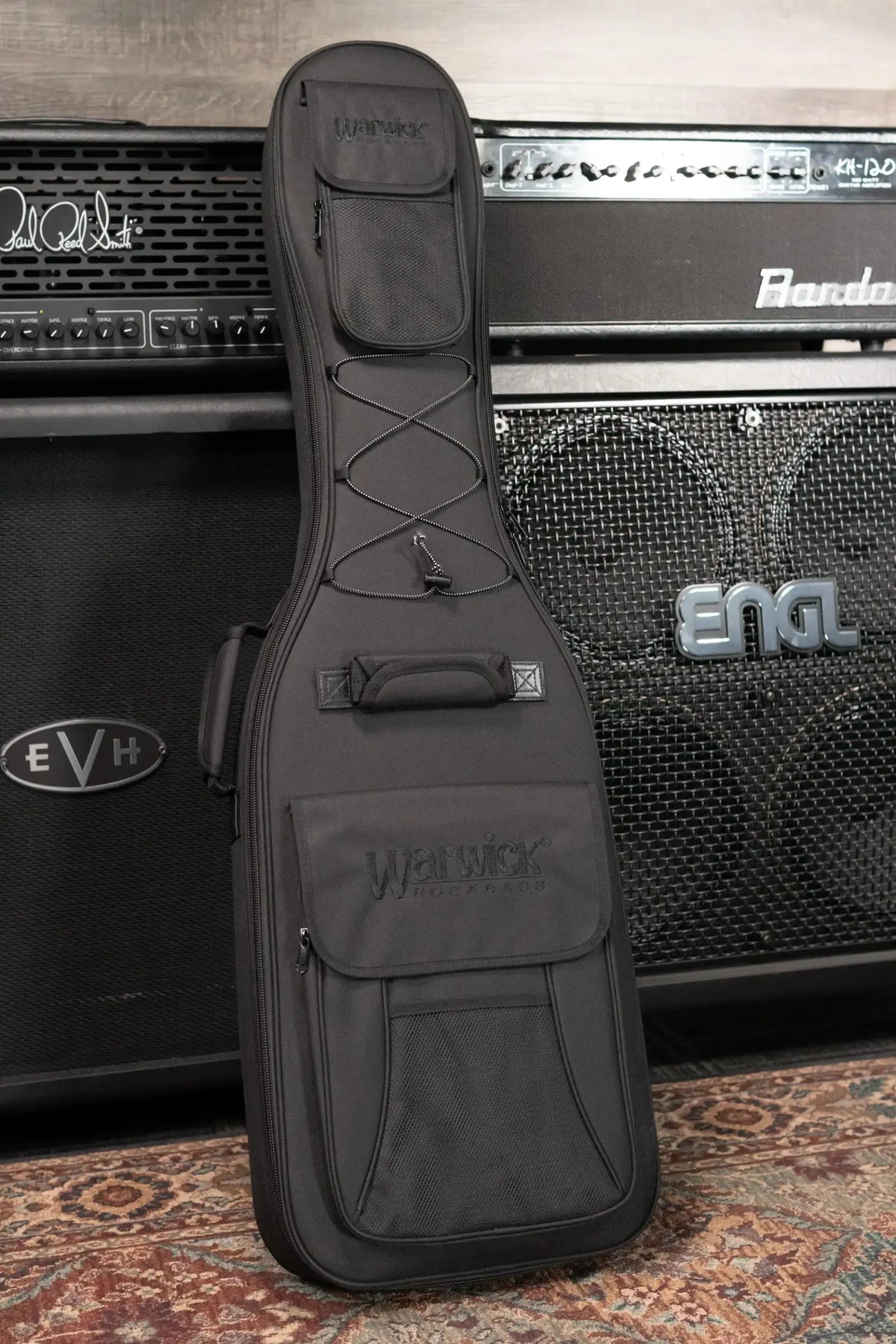 Warwick RockBass Corvette Multi-Scale 5-String - Solid Black Satin with Gig Bag