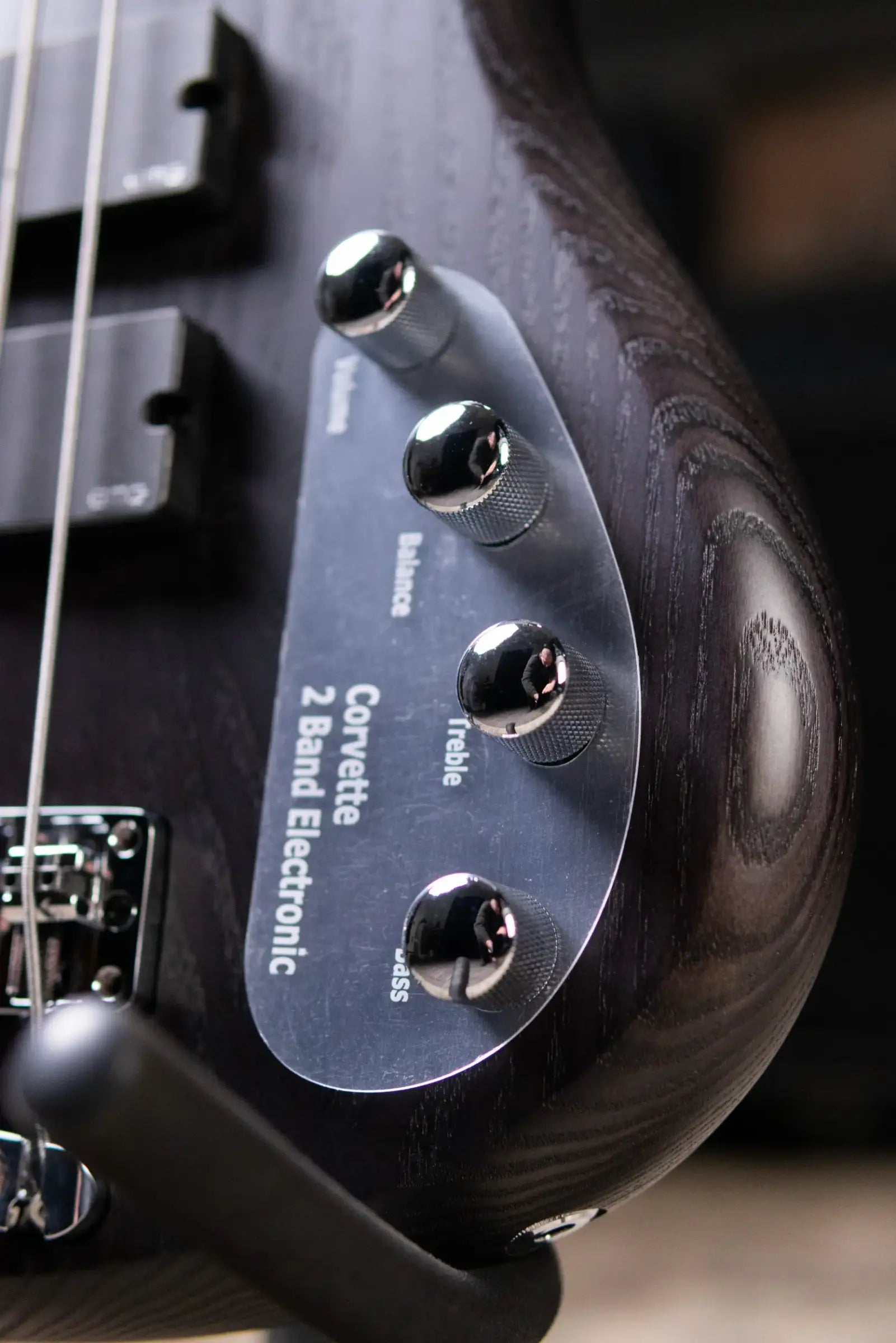 Warwick RockBass Corvette Taranis Electric Bass, BEAD Tuning - Nirvana Black Transparent Satin with Gig Bag