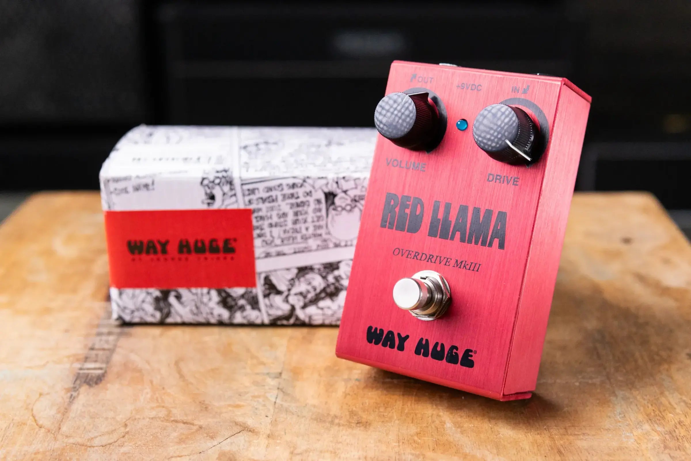 Way Huge Red Llama Overdrive Effect Pedal - Used