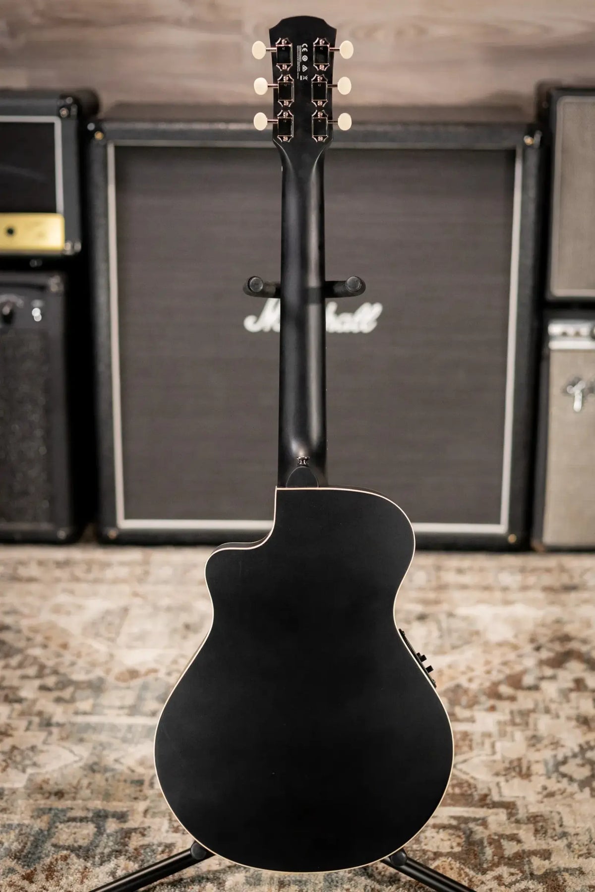 Yamaha APXT2 3/4-Size Thin-Line Cutaway Acoustic/Electric Guitar - Black with Gig Bag