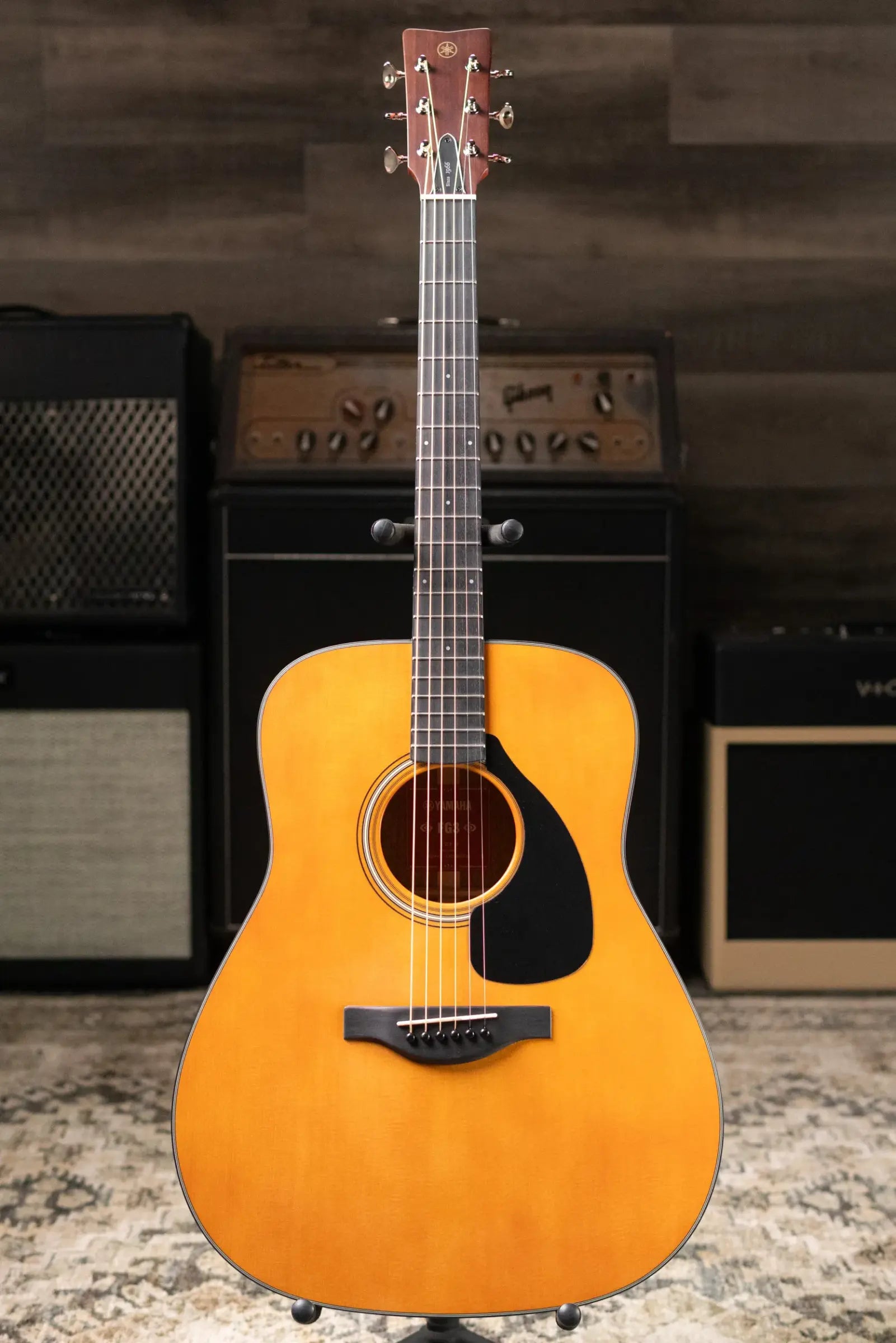 Yamaha FG3 Red Label Acoustic Guitar - Vintage Natural with Gig Bag