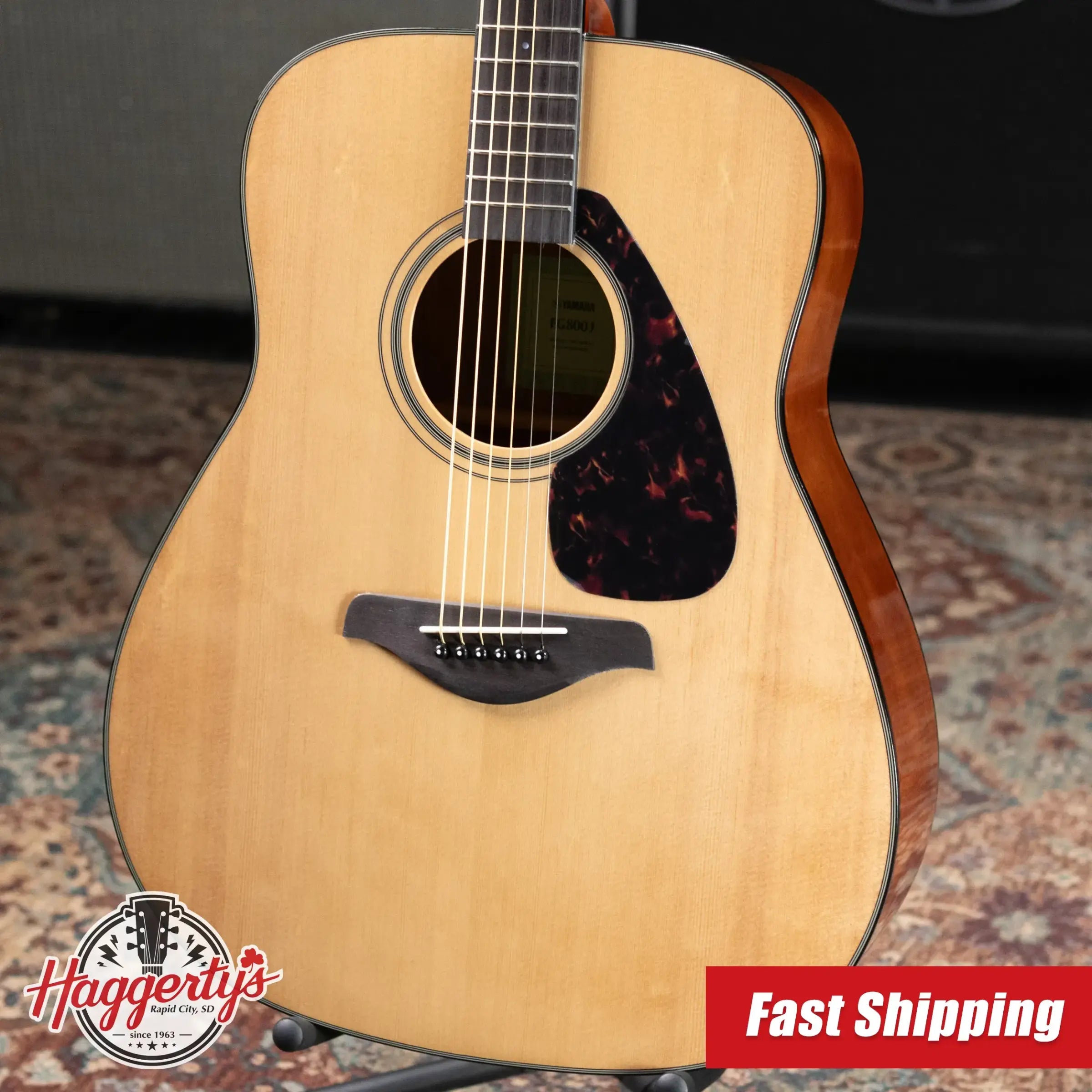 Yamaha FG800J NT Dreadnought Acoustic Guitar - Natural