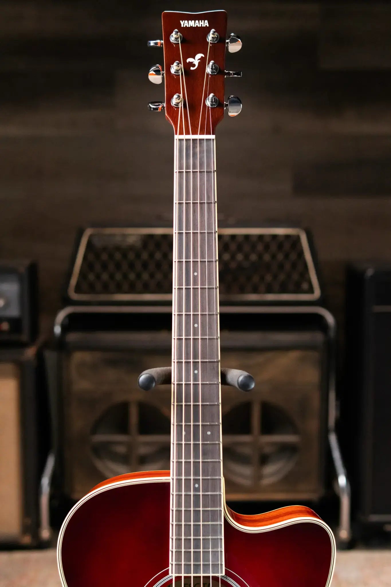 Yamaha FSC-TA TransAcoustic Guitar - Brown Sunburst