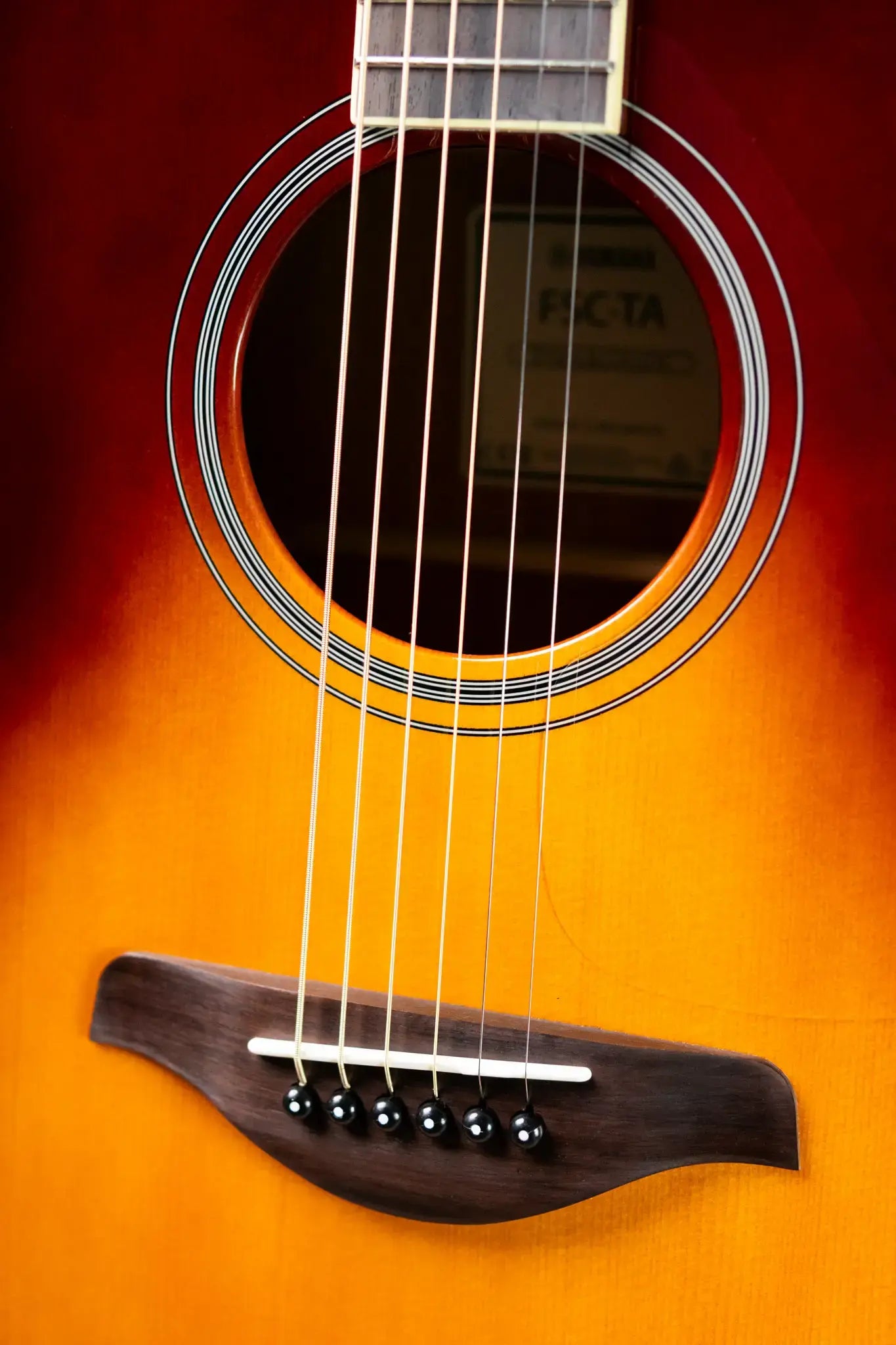 Yamaha FSC-TA TransAcoustic Guitar - Brown Sunburst