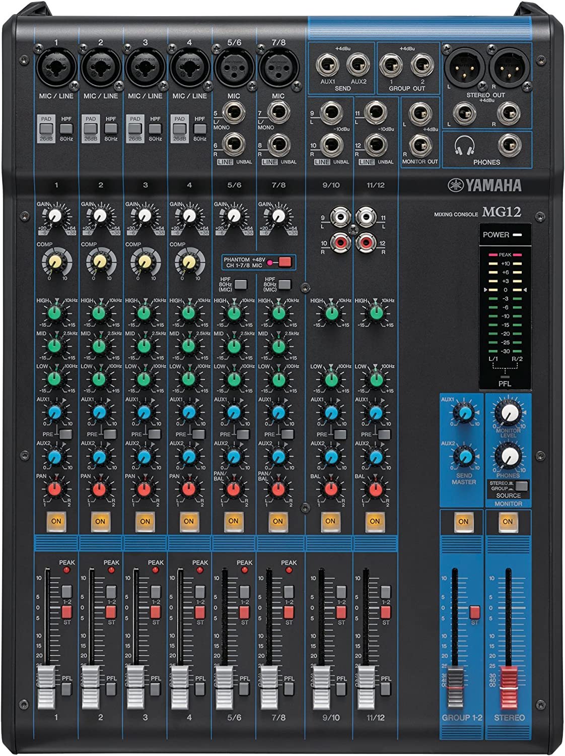 Yamaha MG12 12-Channel Analog Mixer
