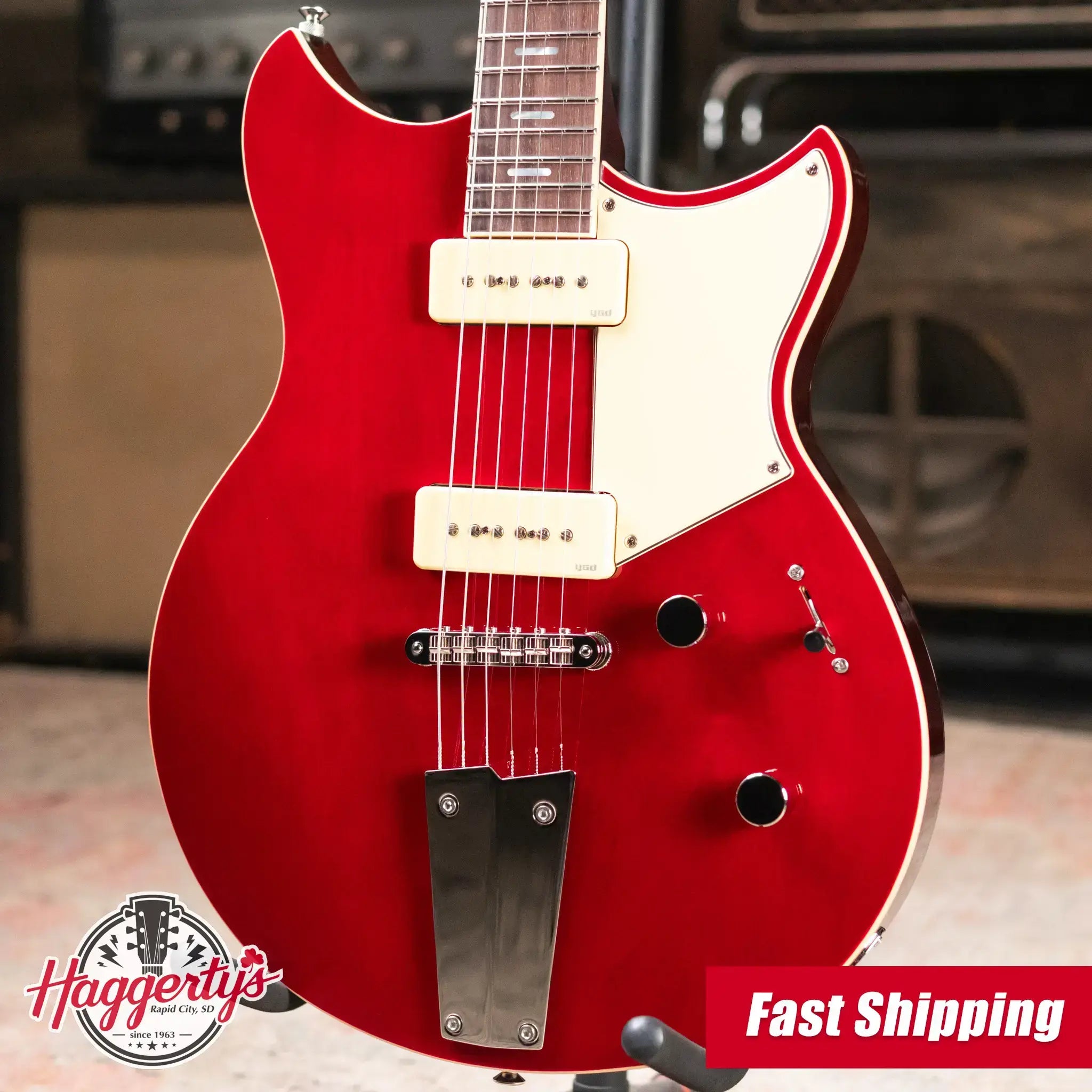 Yamaha RSS02T Revstar Standard Electric Guitar - Fired Red with Gig Bag