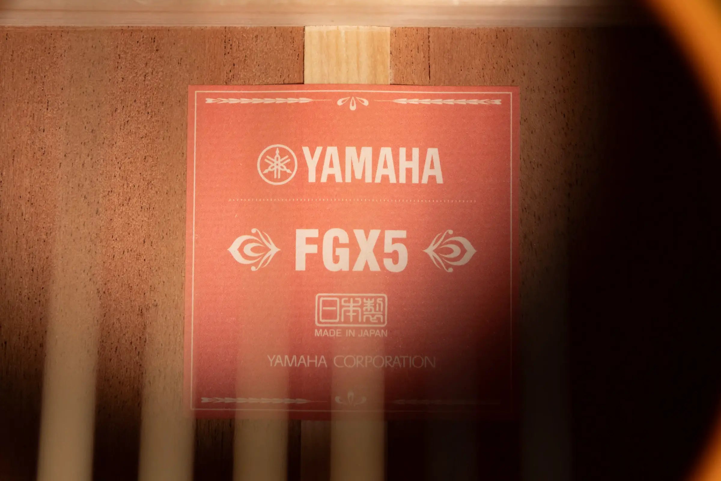 Yamaha Red Label FGX5 GL Acoustic/Electric Guitar - Natural