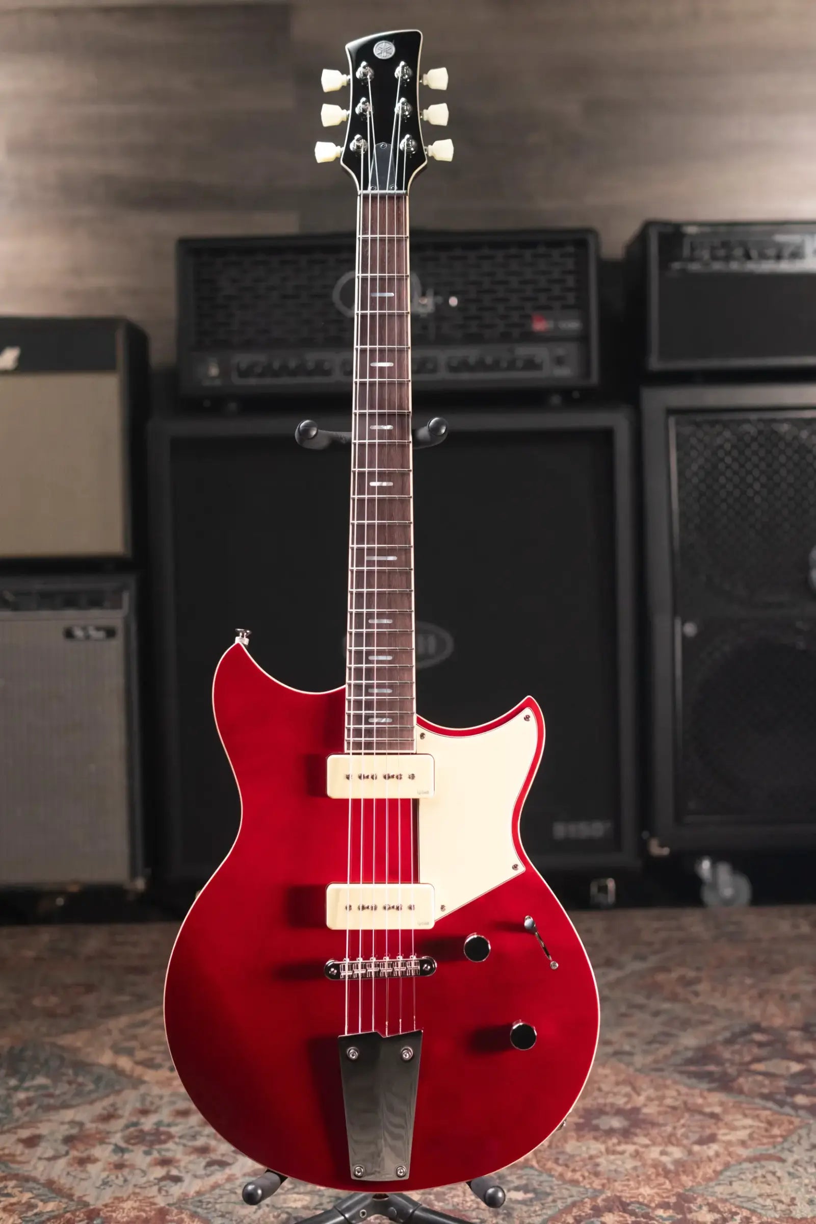 Yamaha Revstar RSS02T P-90 Electric Guitar - Fired Red with Gig Bag