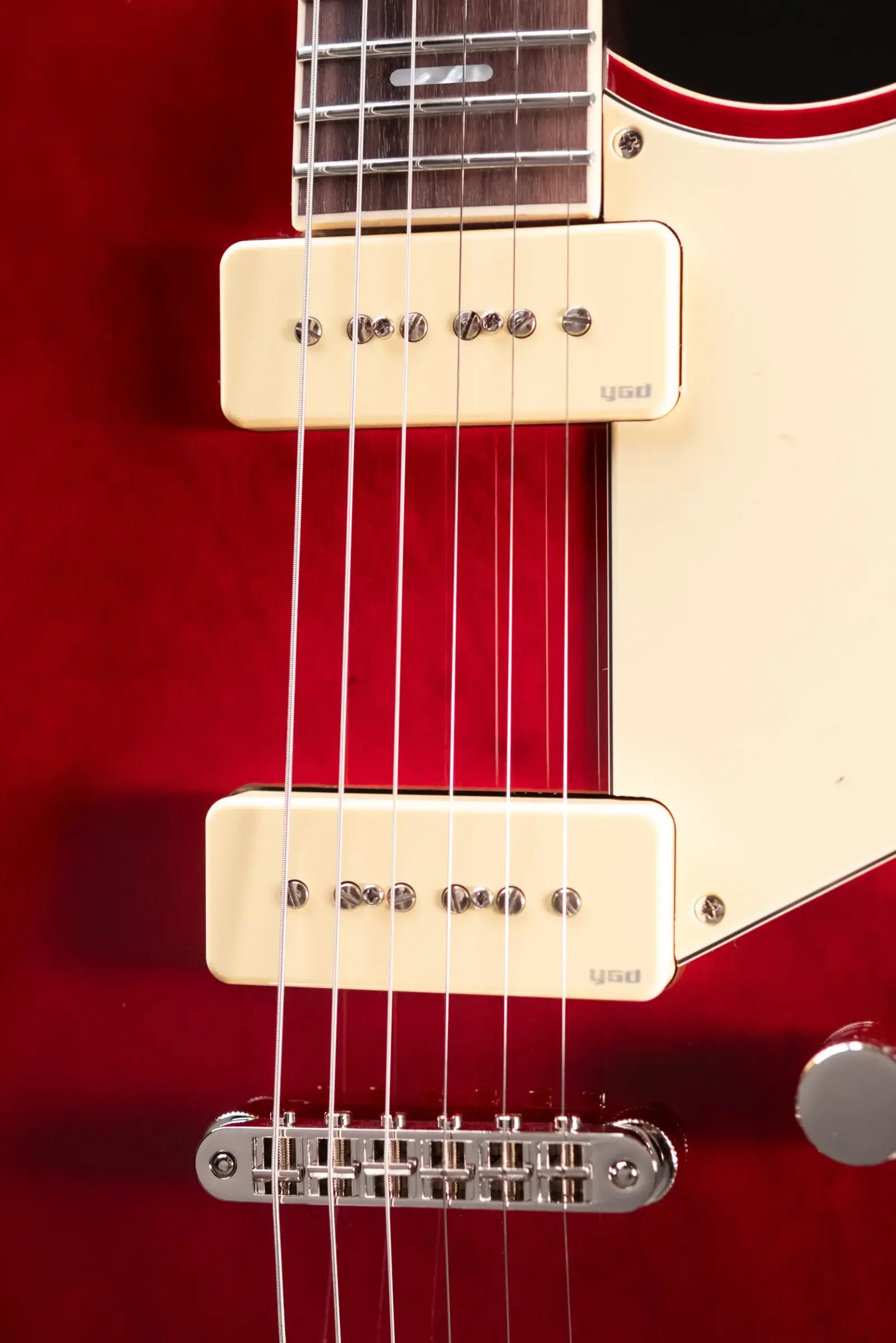 Yamaha Revstar RSS02T P-90 Electric Guitar - Fired Red with Gig Bag