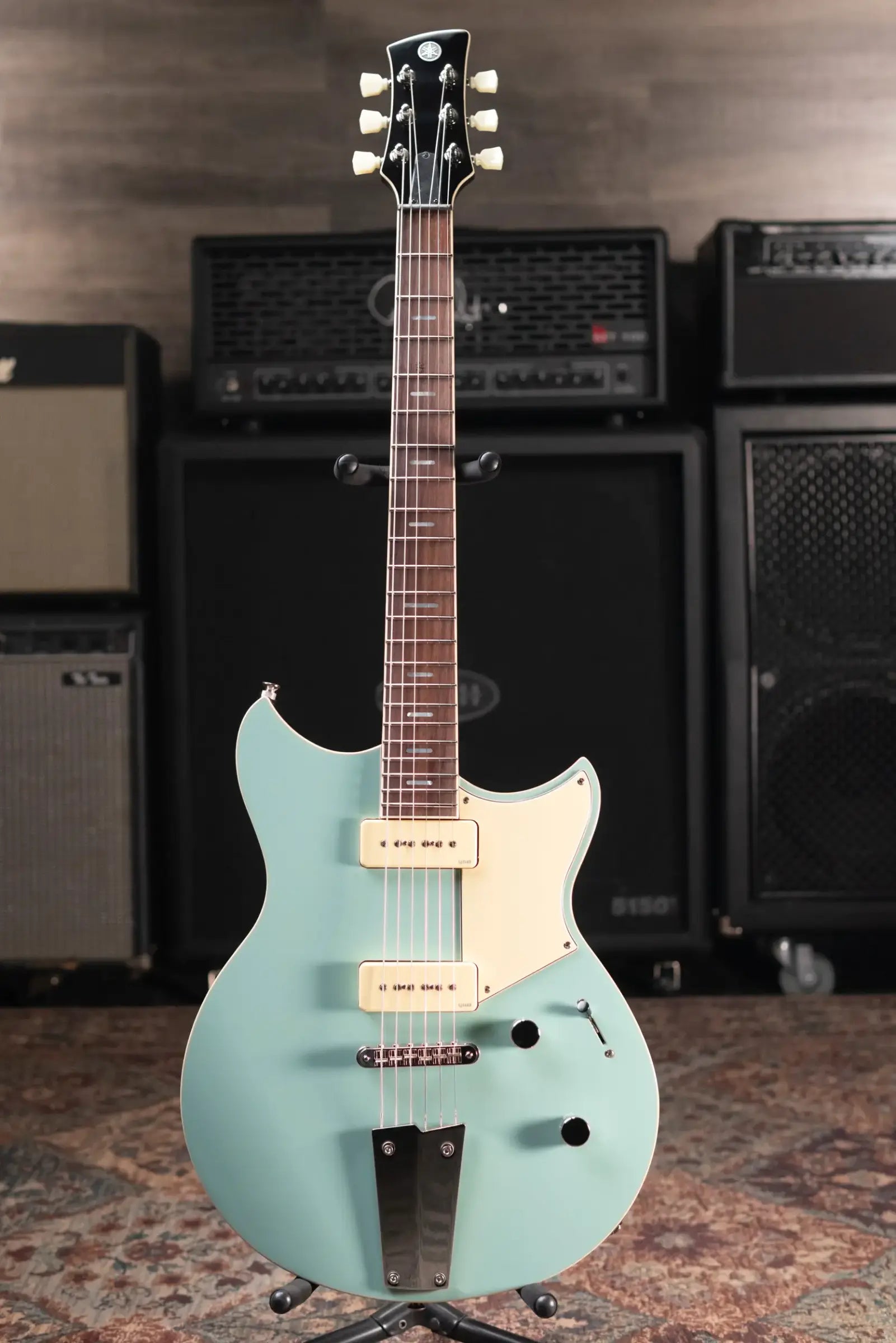 Yamaha Revstar RSS02T P-90 Electric Guitar - Sonic Blue with Gig Bag