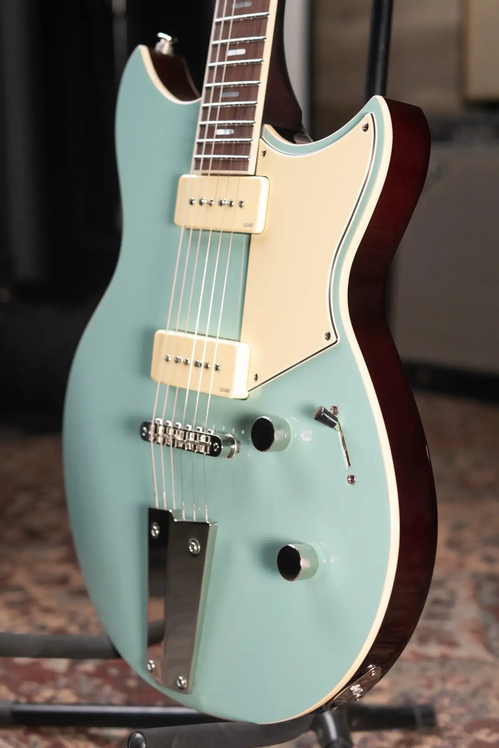 Yamaha Revstar RSS02T P-90 Electric Guitar - Sonic Blue with Gig Bag