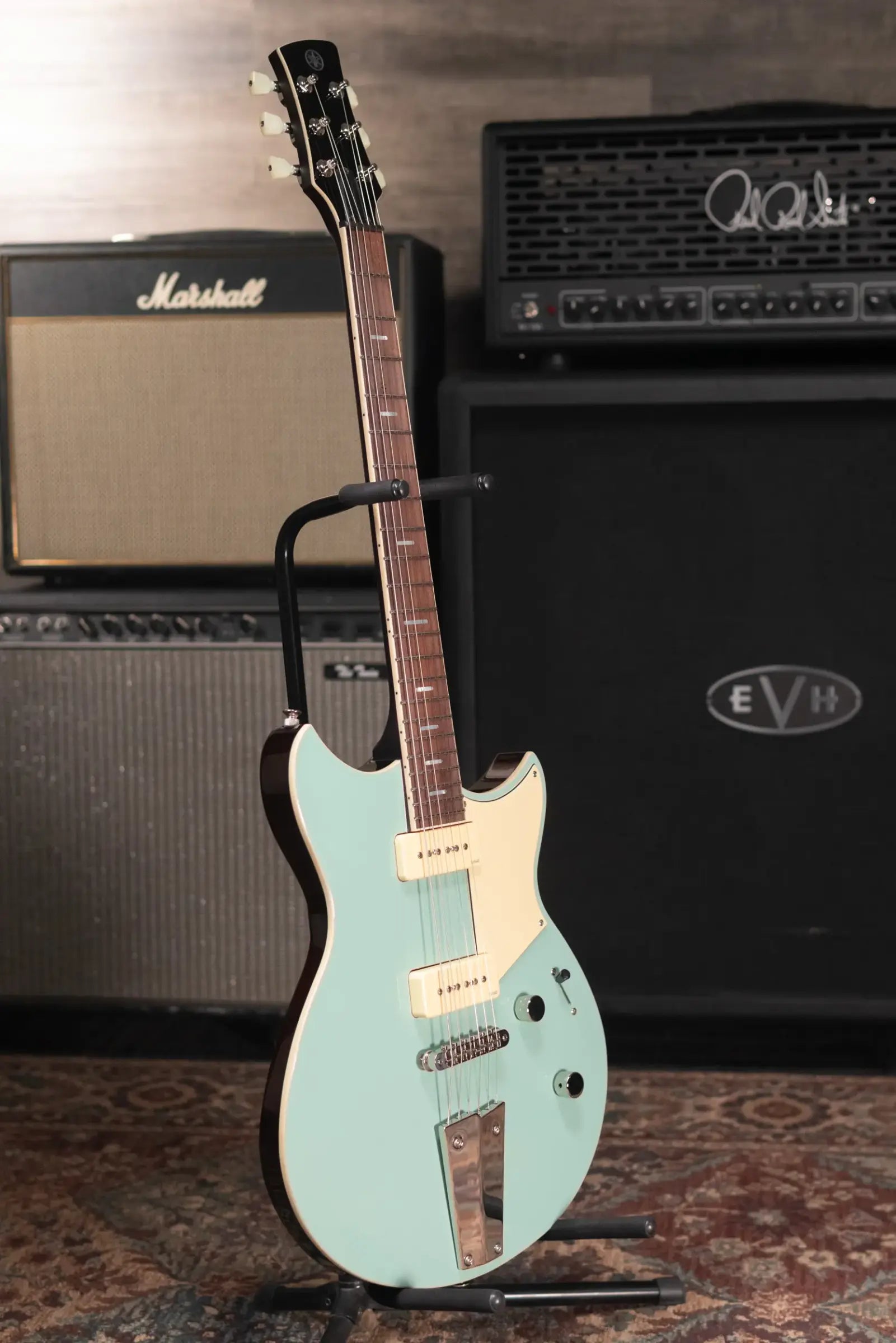 Yamaha Revstar RSS02T P-90 Electric Guitar - Sonic Blue with Gig Bag