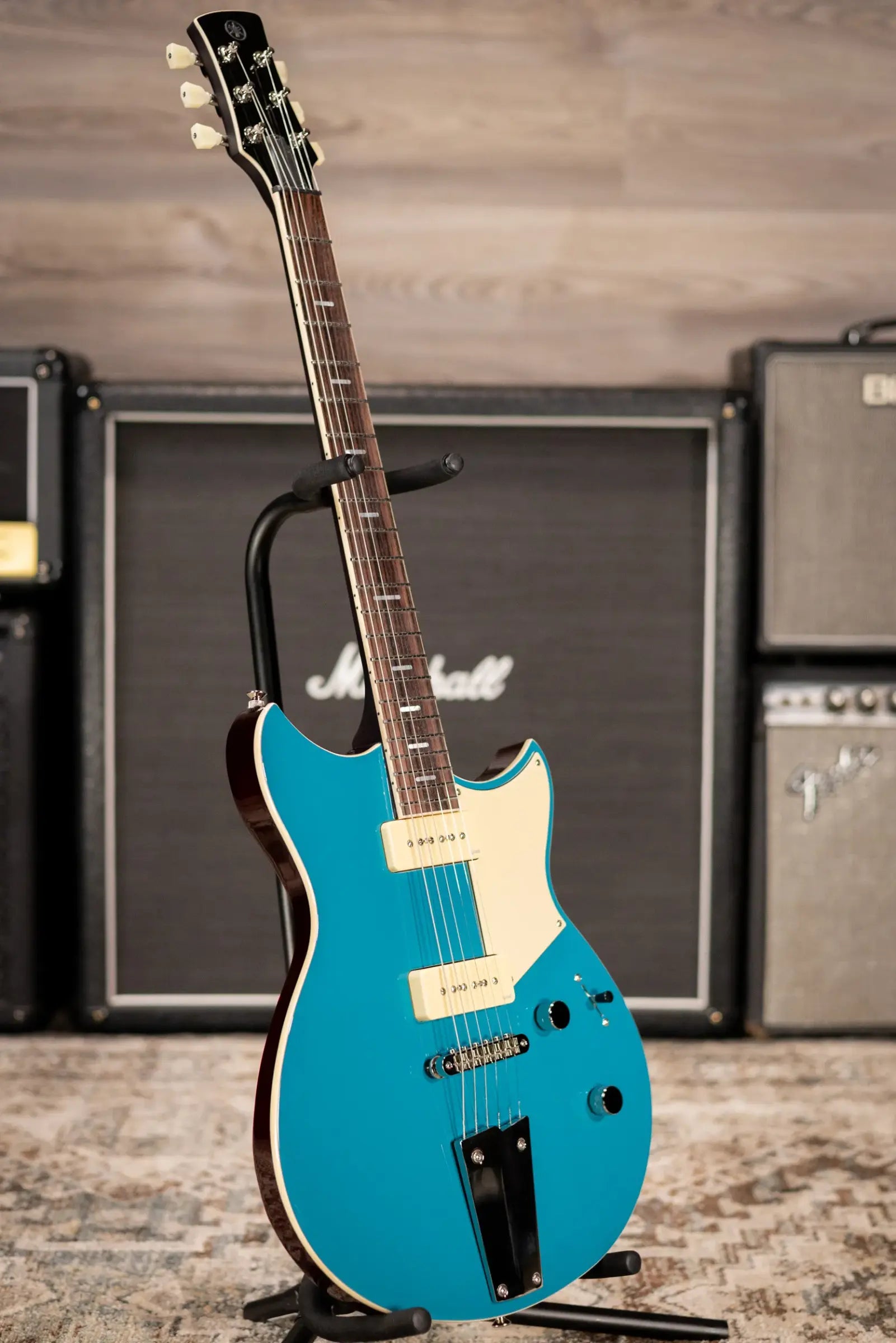 Yamaha Revstar RSS02T P-90 Electric Guitar - Swift Blue with Gig Bag