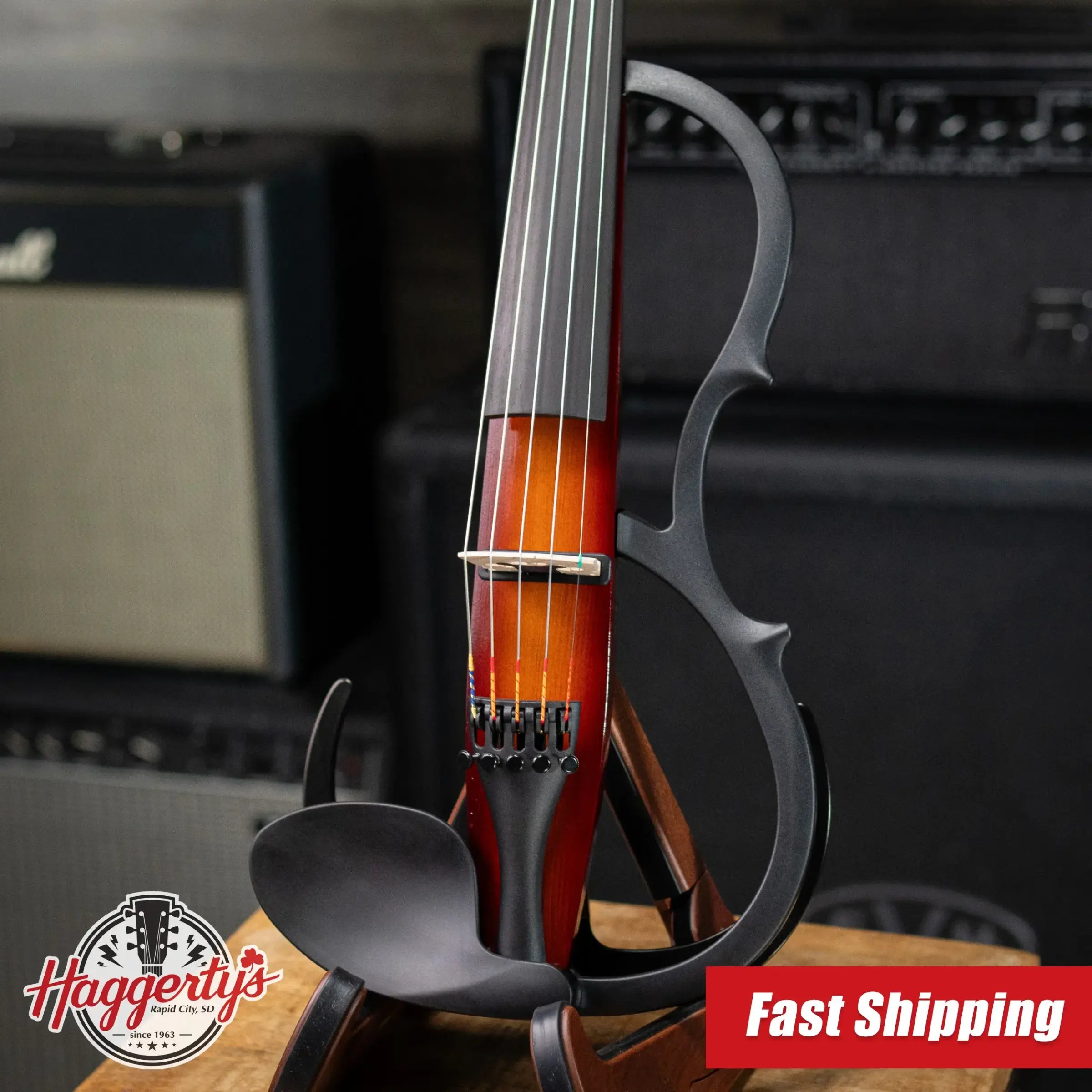 Yamaha Silent Series SV-255 5-String Electric Violin - Shaded Brown