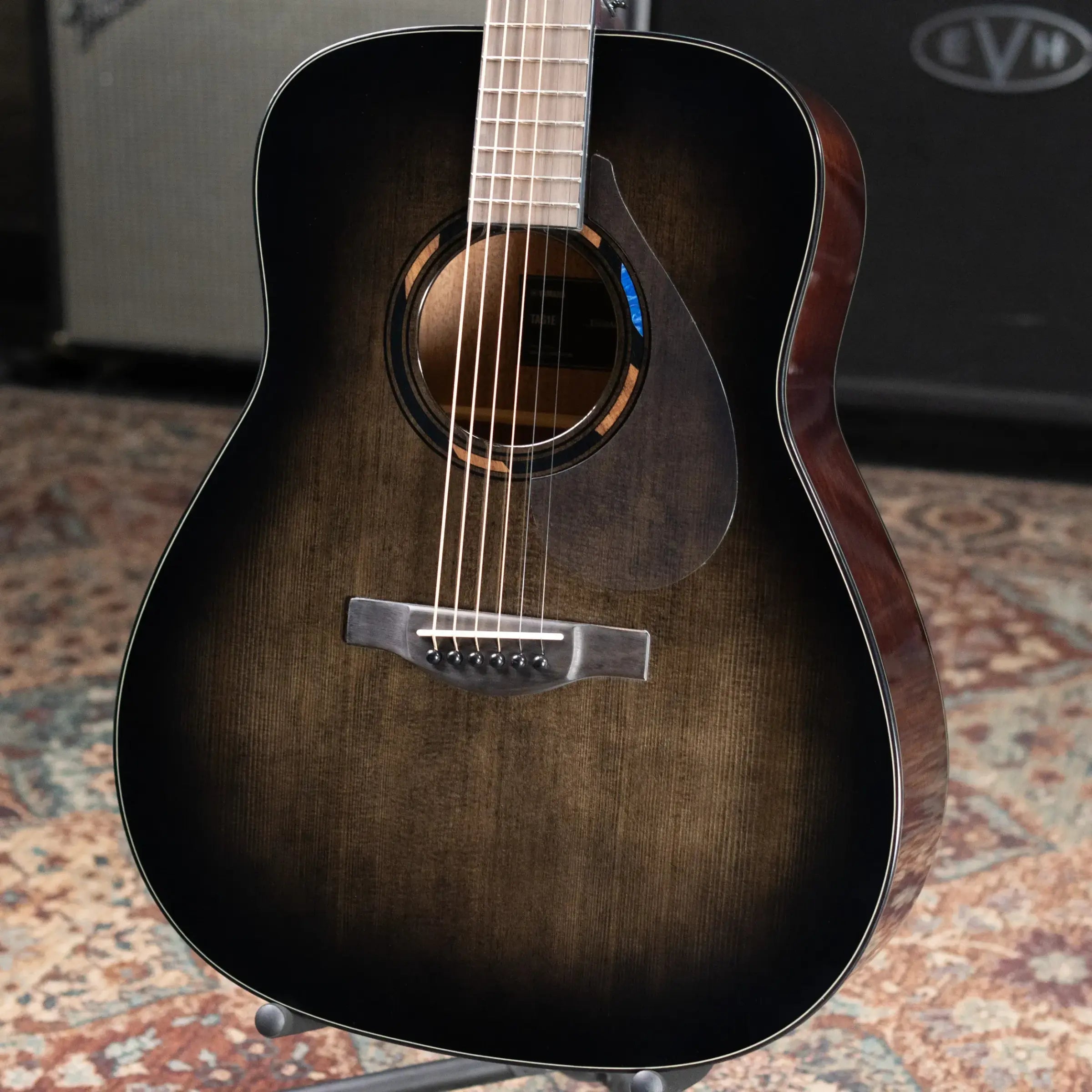 Yamaha TAG1E TransAcoustic Acoustic/Electric Guitar - Translucent Black with Gig Bag