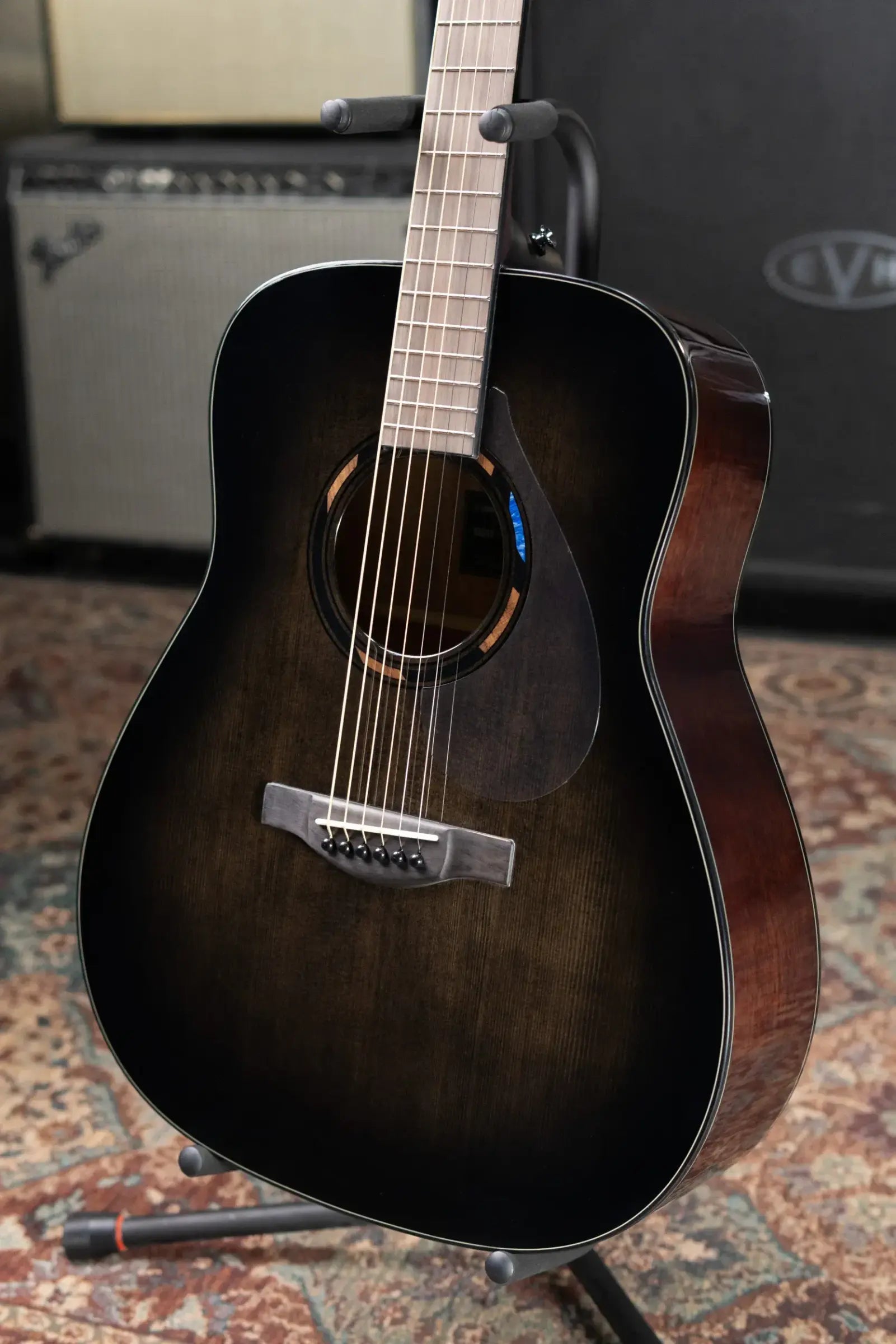 Yamaha TAG1E TransAcoustic Acoustic/Electric Guitar - Translucent Black with Gig Bag
