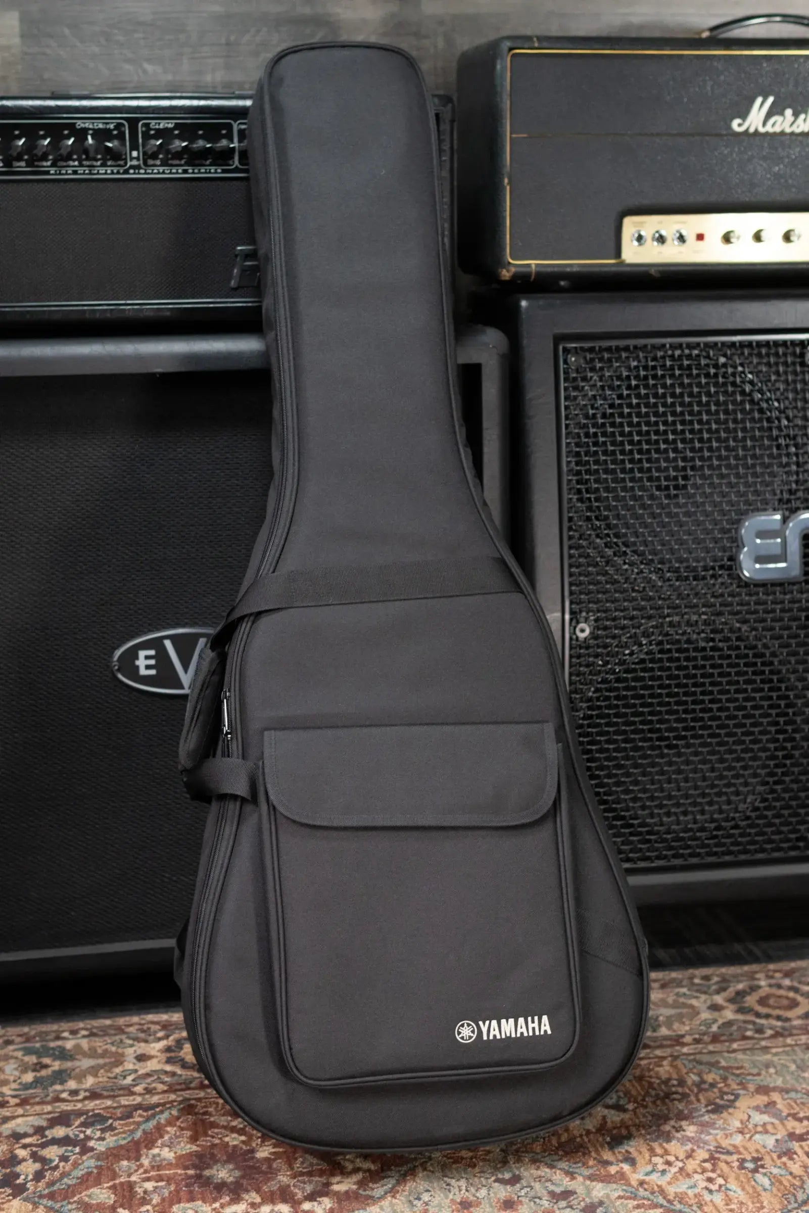 Yamaha TAG1E TransAcoustic Acoustic/Electric Guitar - Translucent Black with Gig Bag