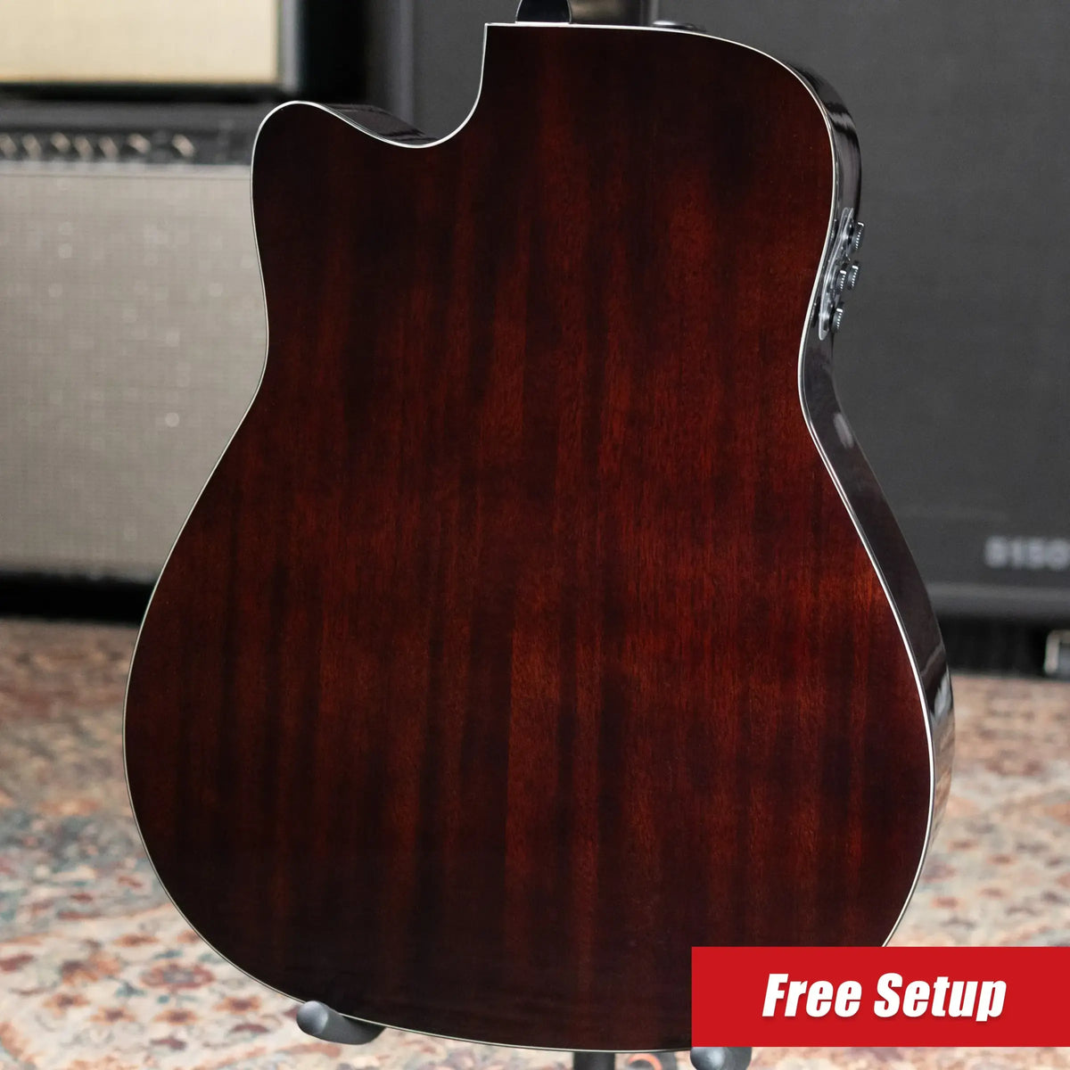 Yamaha TAG1 C Dreadnought Cutaway Acoustic/Electric Guitar - Sand Burst with Gig Bag