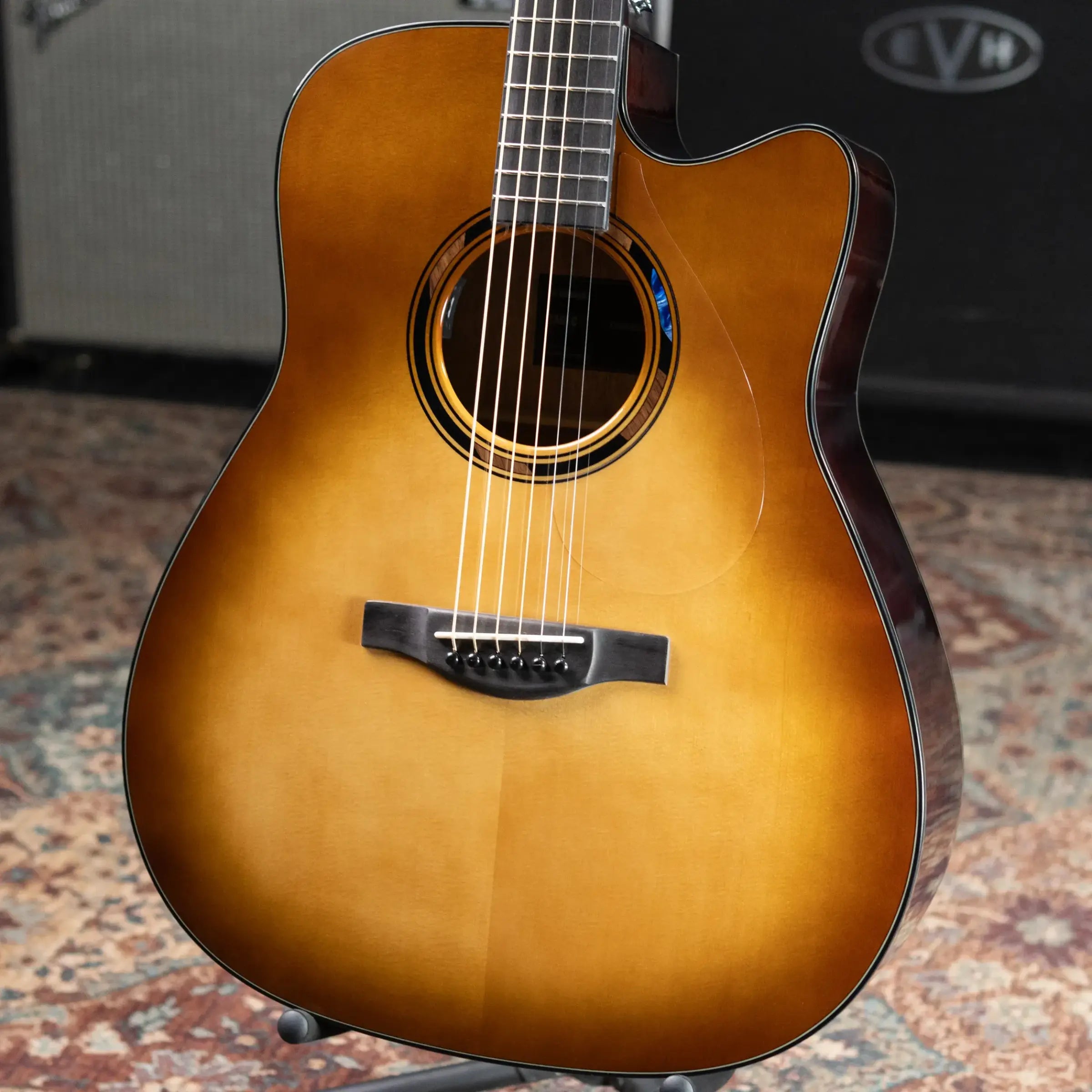Yamaha TAG1 C Dreadnought Cutaway Acoustic/Electric Guitar - Sand Burst with Gig Bag