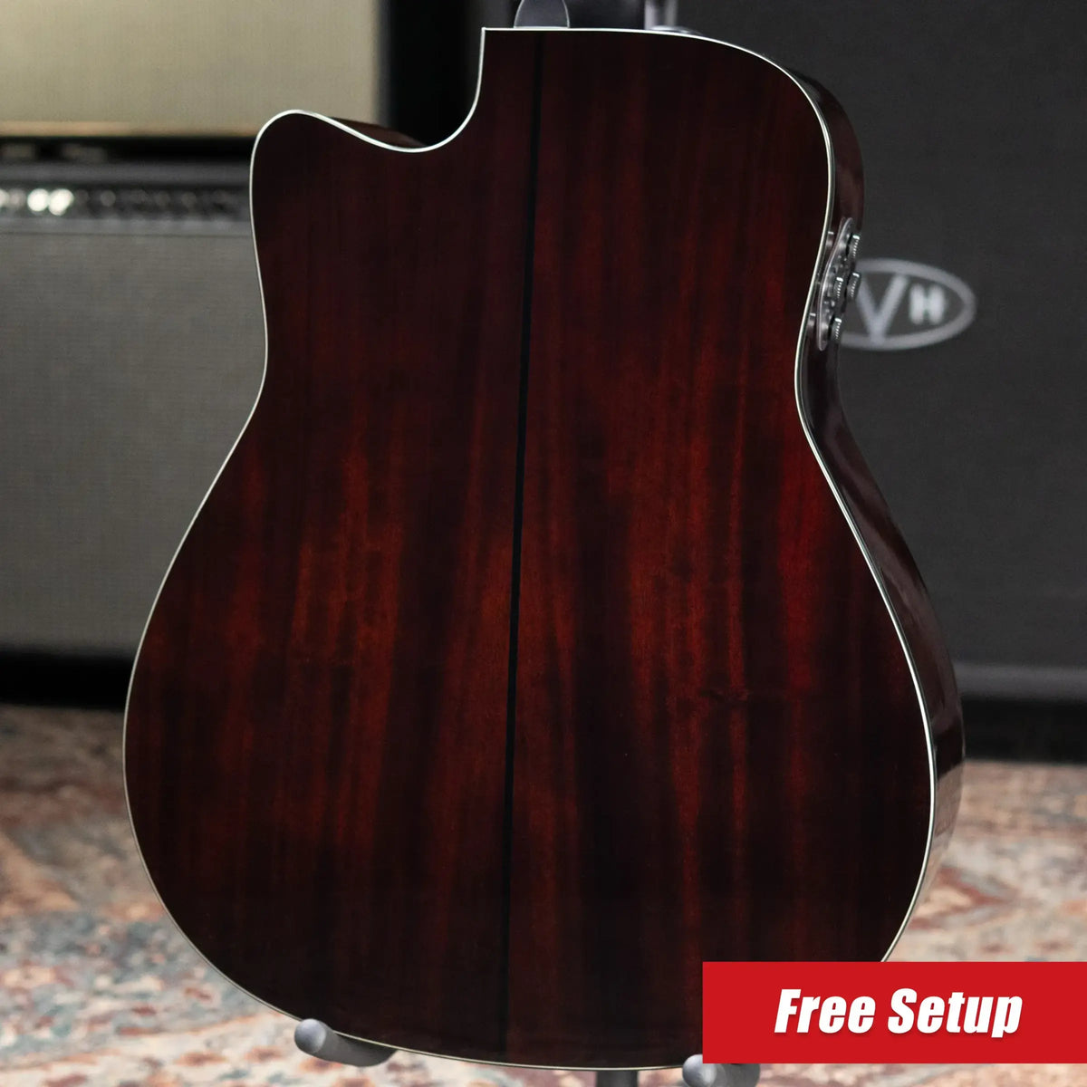 Yamaha TAG3 C Dreadnought Cutaway Acoustic/Electric Guitar - Sand Burst with Gig BAg