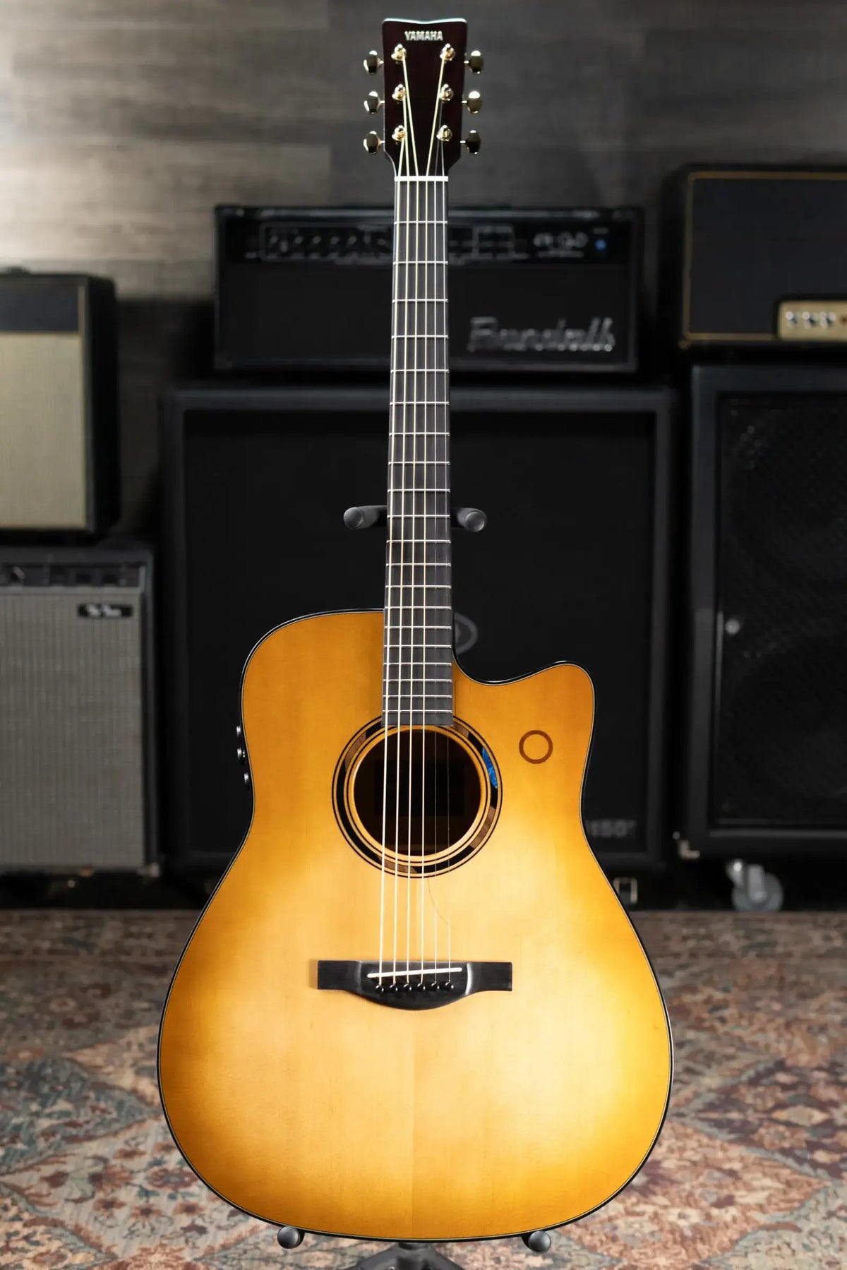 Yamaha TAG3 C Dreadnought Cutaway Acoustic/Electric Guitar - Sand Burst with Gig BAg