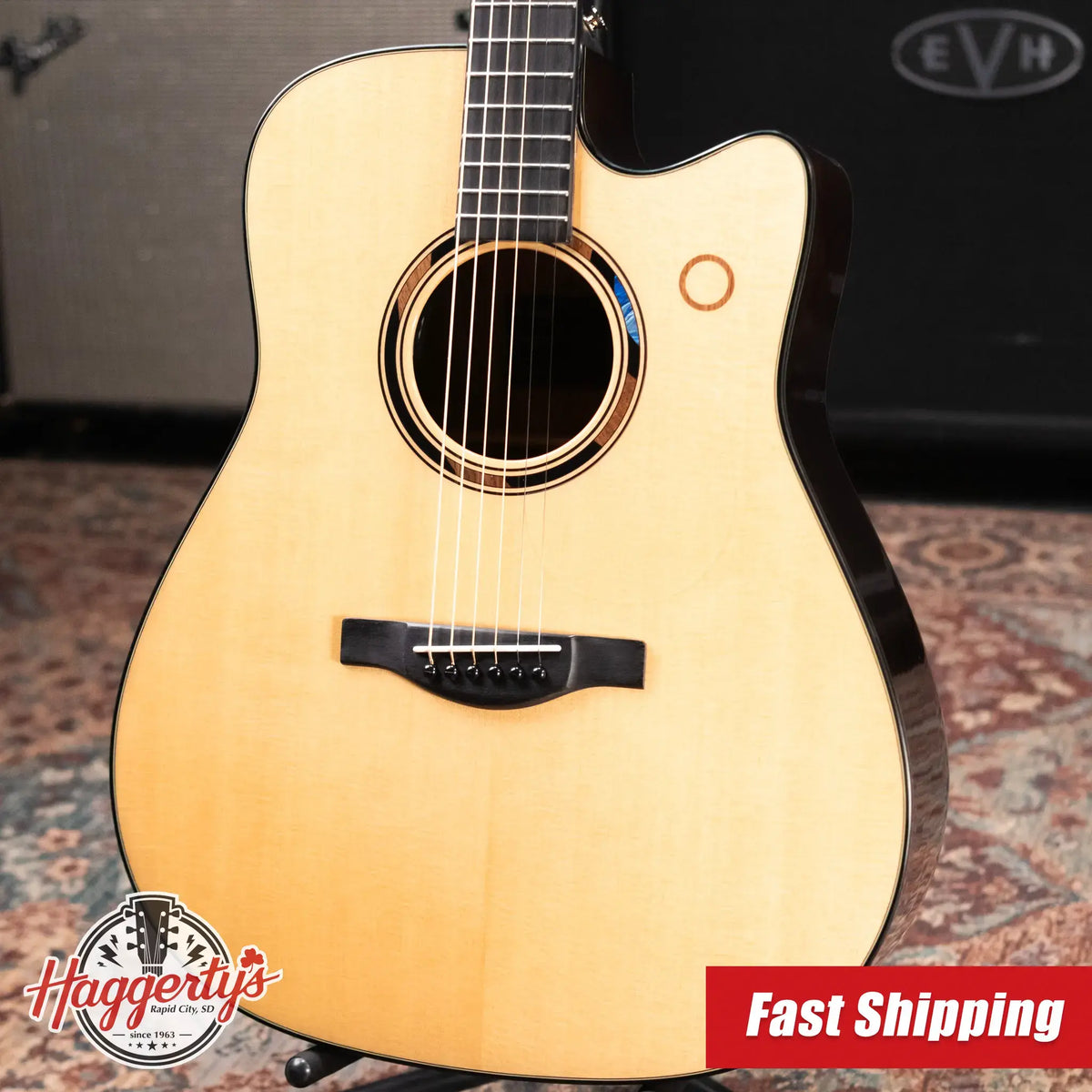Yamaha TAG3 C TransAcoustic Dreadnought Acoustic/Electric Guitar - Natural with Softshell Case