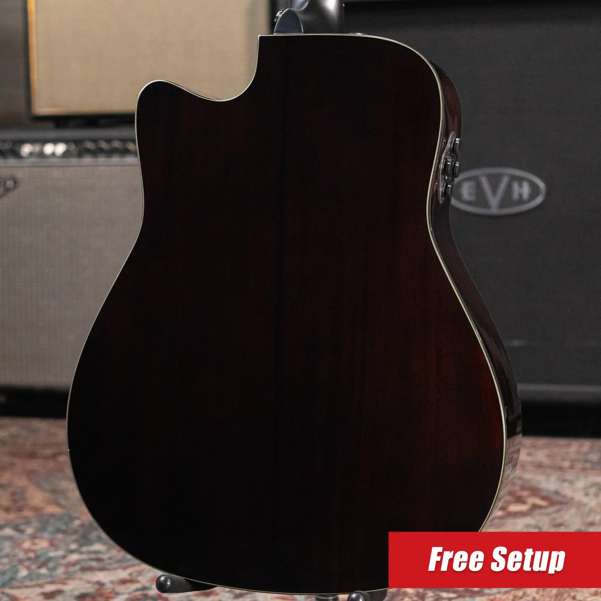 Yamaha TAG3 C TransAcoustic Dreadnought Acoustic/Electric Guitar - Natural with Softshell Case