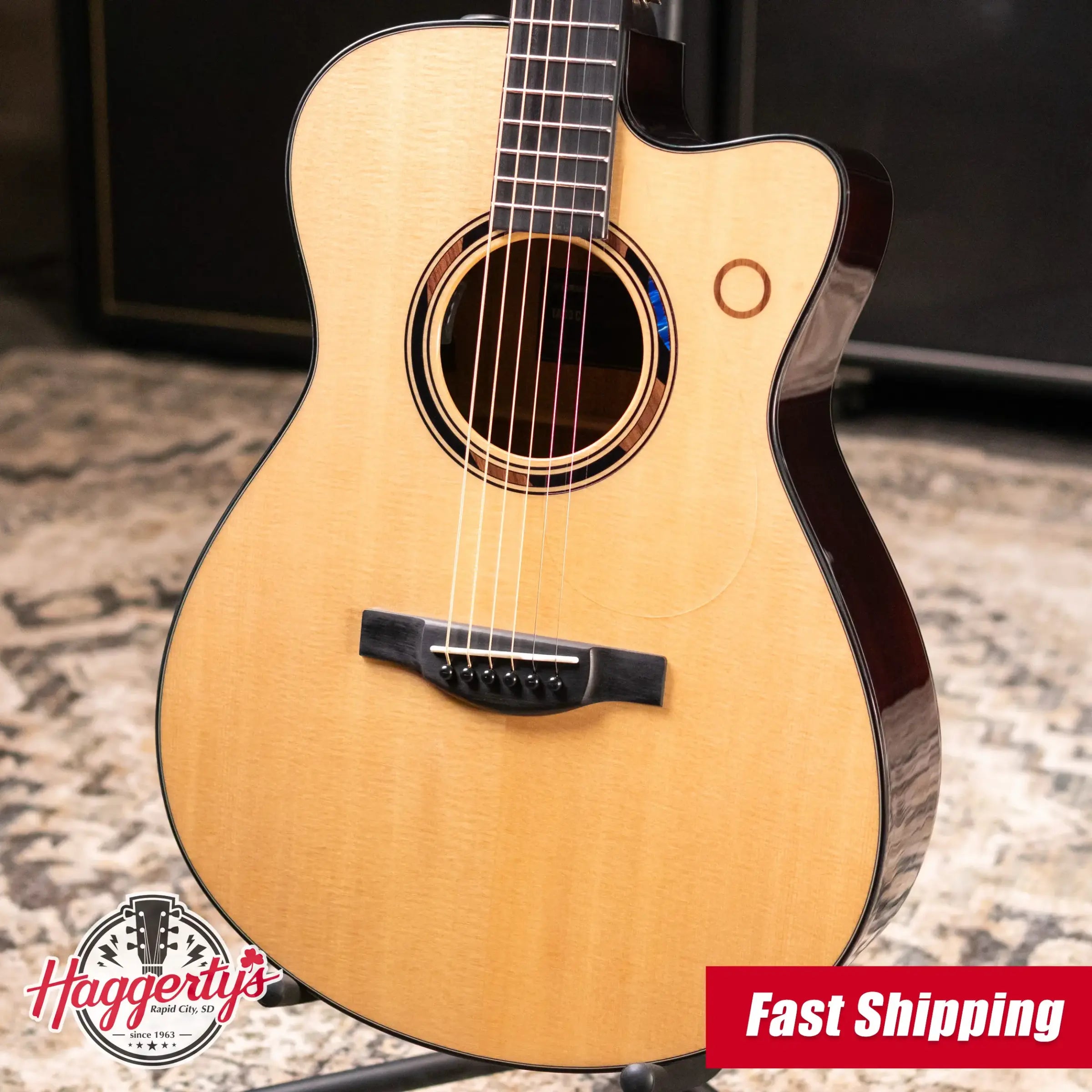 Yamaha TAS3 Concert Acoustic/Electric Guitar - Natural with Gig Bag