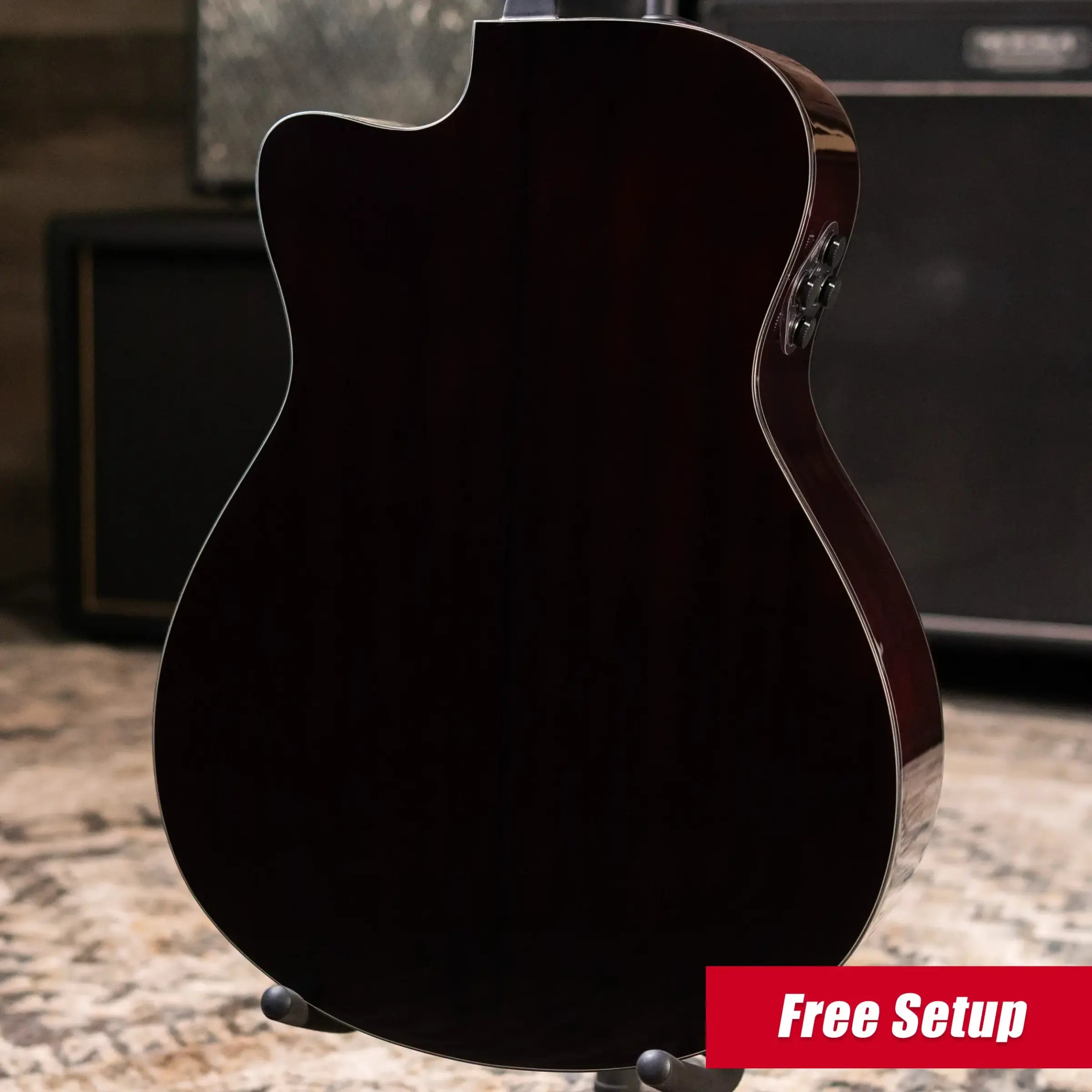 Yamaha TAS3 Concert Acoustic/Electric Guitar - Natural with Gig Bag
