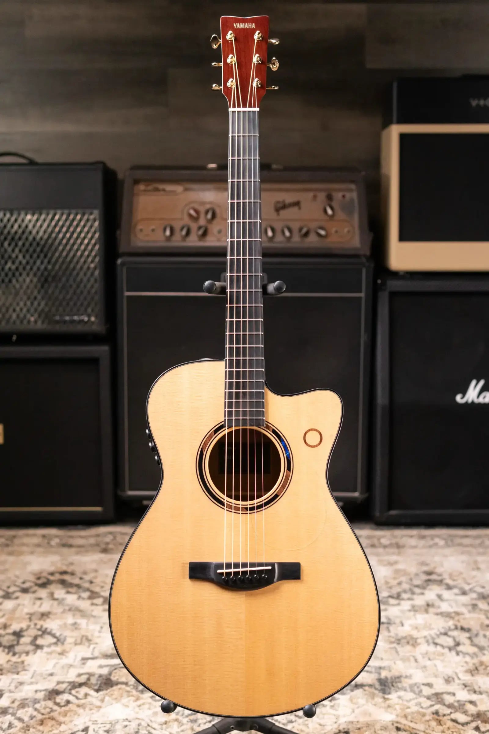 Yamaha TAS3 Concert Acoustic/Electric Guitar - Natural with Gig Bag