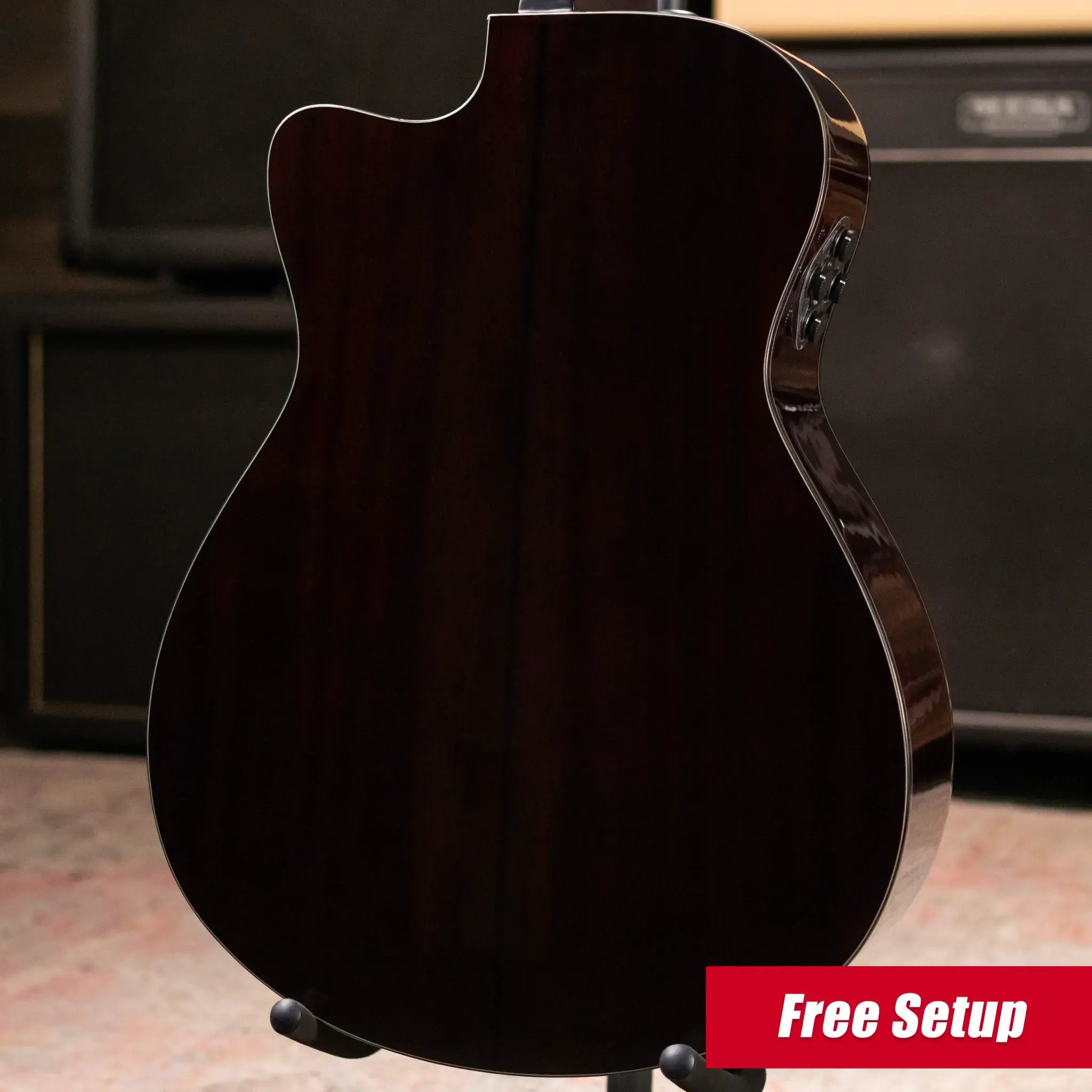 Yamaha TAS3 Concert Acoustic/Electric Guitar - Natural with Softshell Case