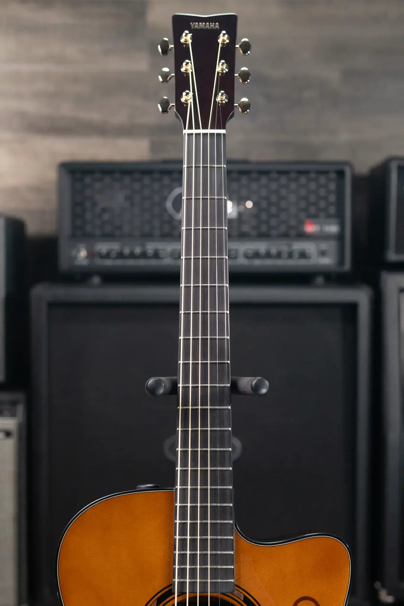 Yamaha TAS3 Concert Acoustic/Electric Guitar - Sand Burst with Softshell Case