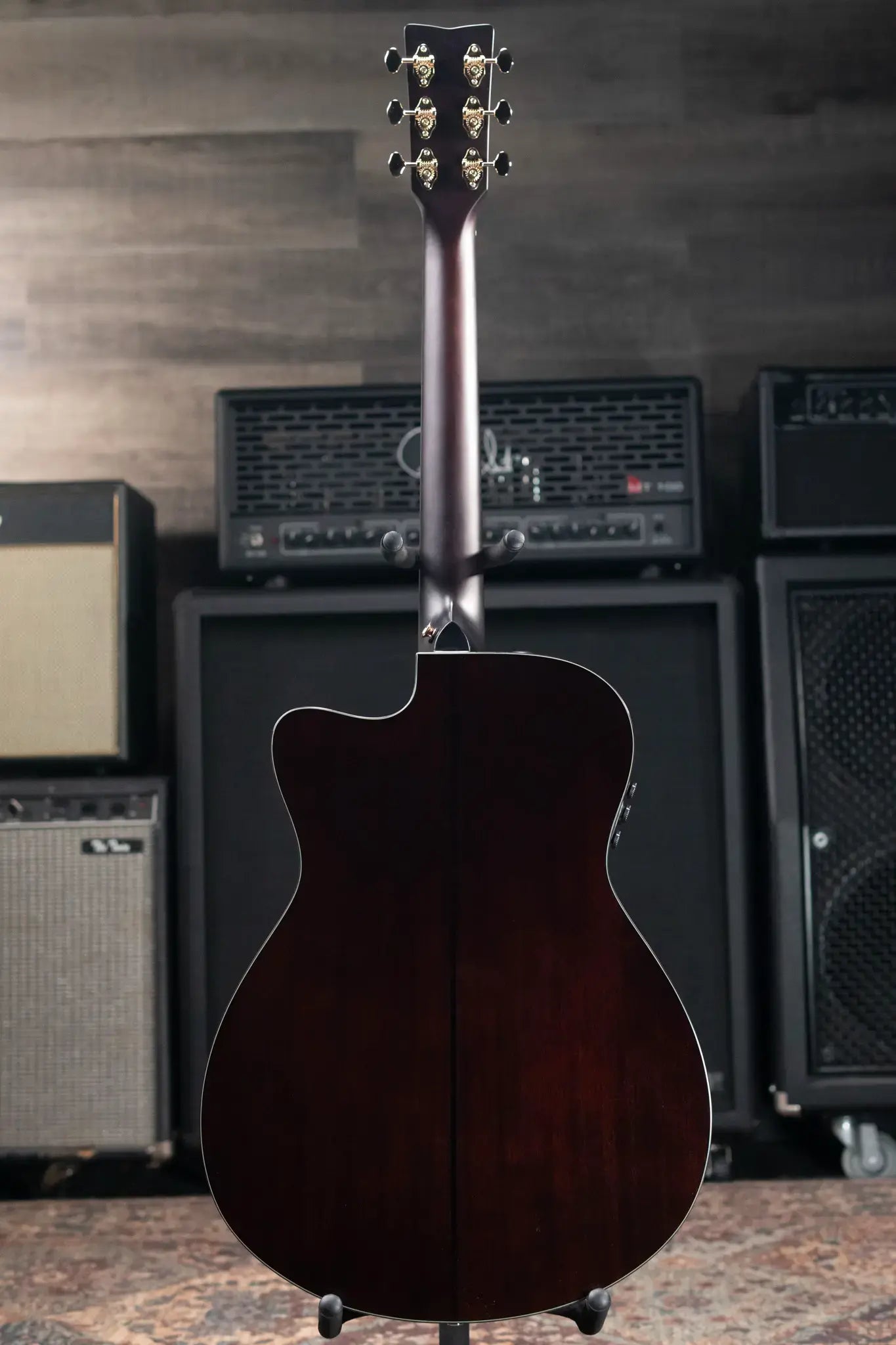 Yamaha TAS3 Concert Acoustic/Electric Guitar - Sand Burst with Softshell Case