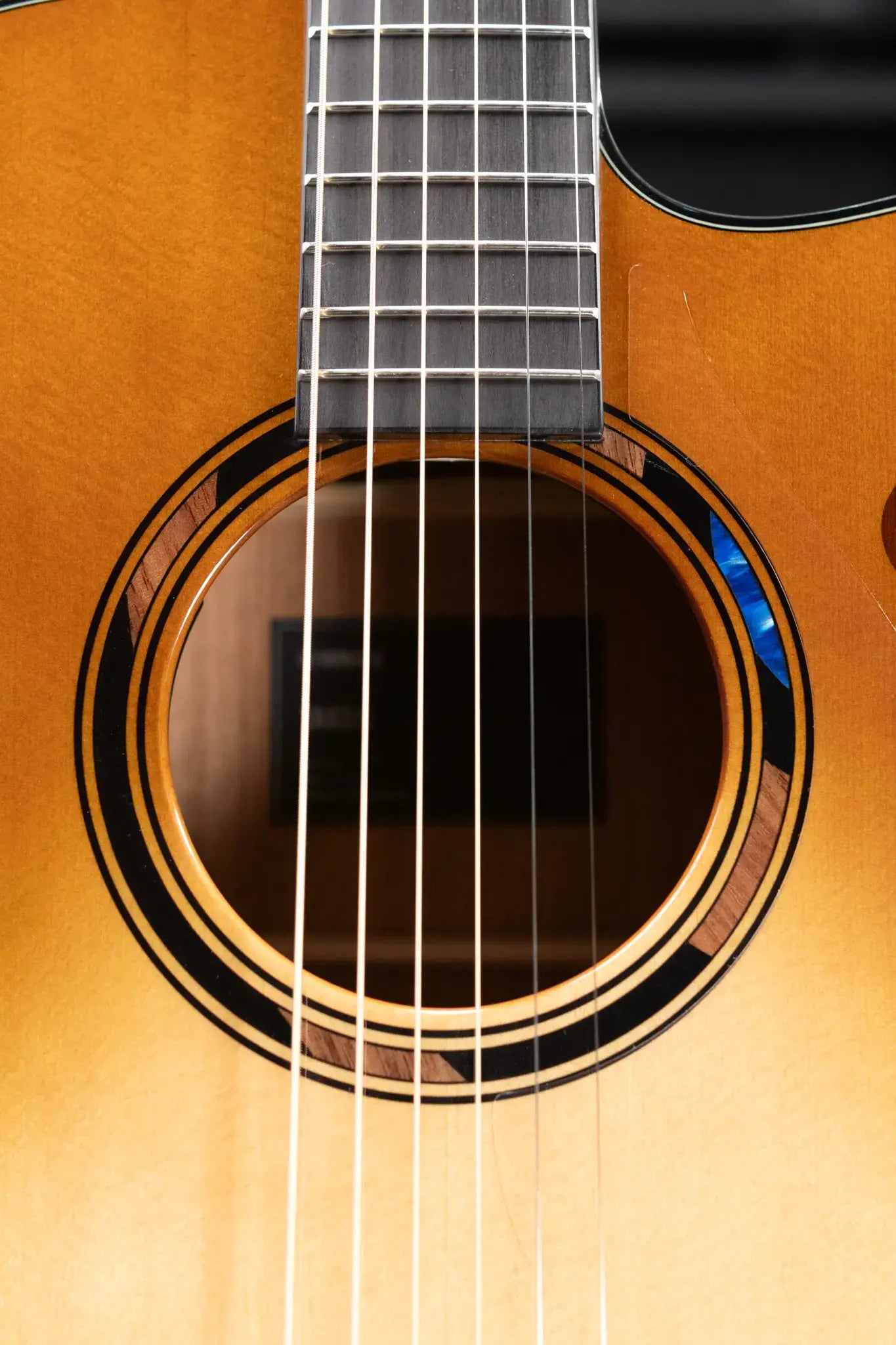 Yamaha TAS3 Concert Acoustic/Electric Guitar - Sand Burst with Softshell Case