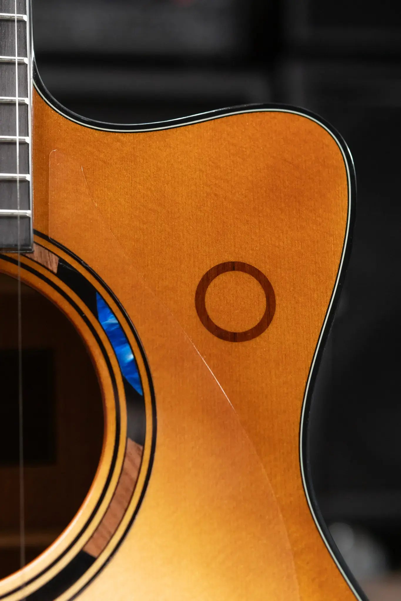 Yamaha TAS3 Concert Acoustic/Electric Guitar - Sand Burst with Softshell Case