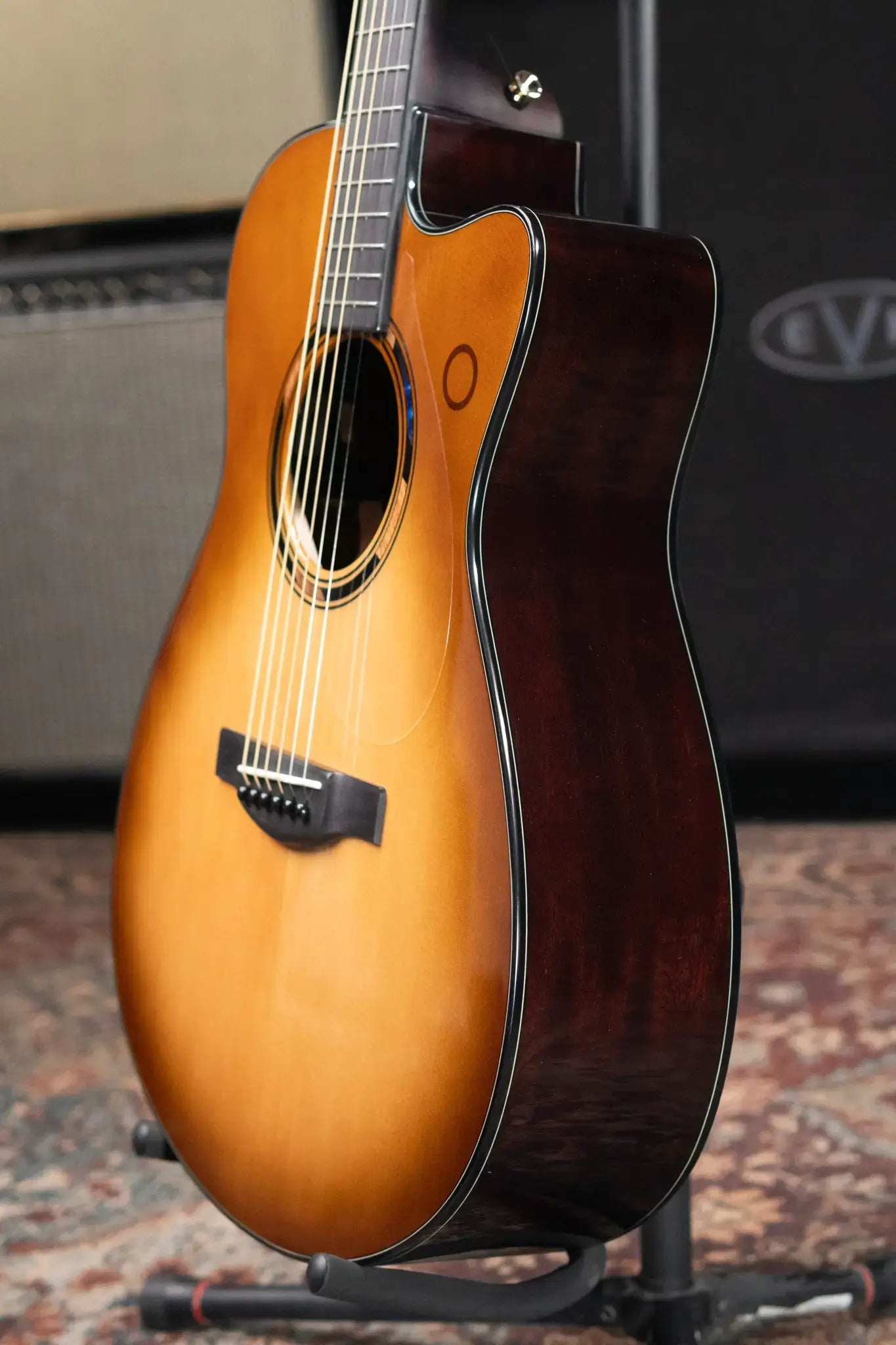 Yamaha TAS3 Concert Acoustic/Electric Guitar - Sand Burst with Softshell Case