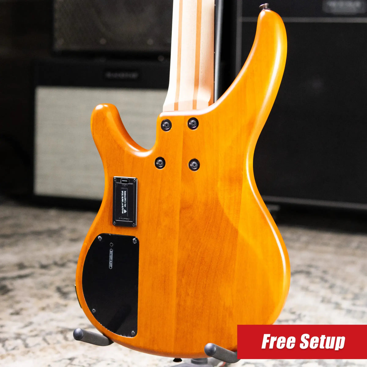 Yamaha TRBX605FM MA 5-String Bass - Matte Amber