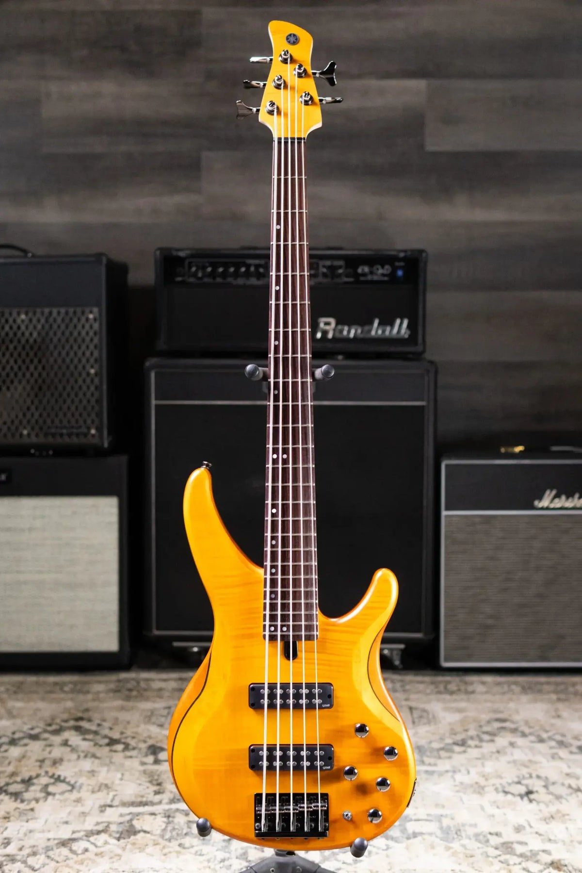 Yamaha TRBX605FM MA 5-String Bass - Matte Amber