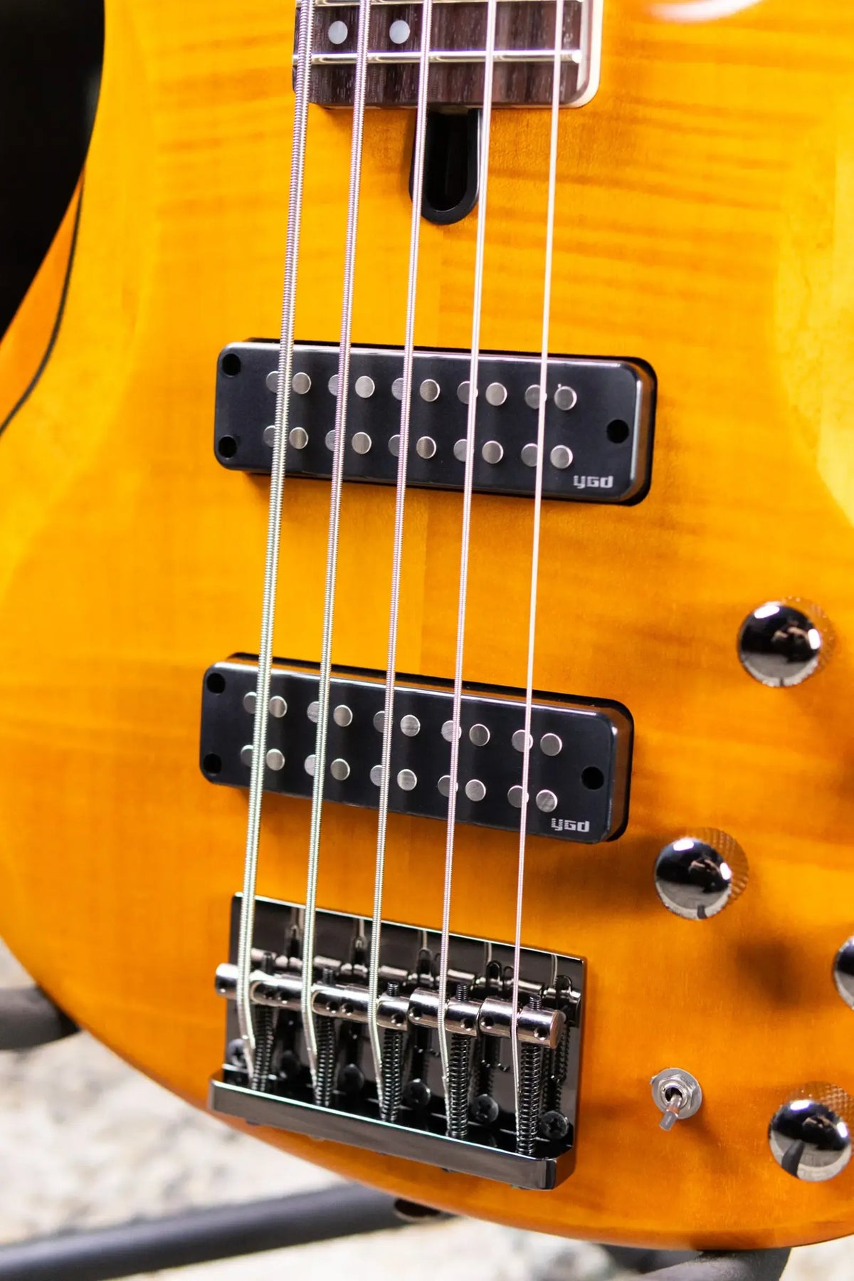 Yamaha TRBX605FM MA 5-String Bass - Matte Amber