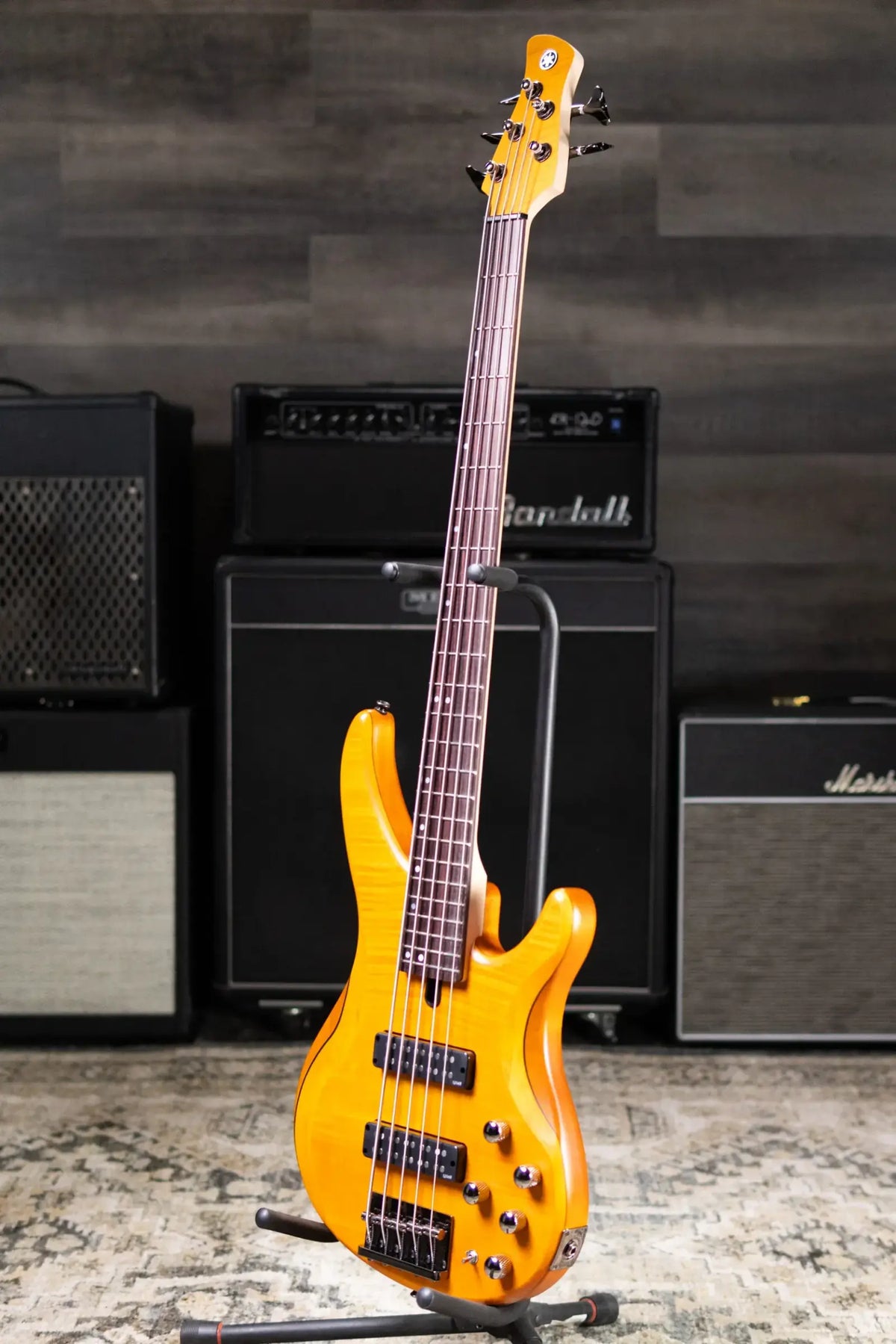 Yamaha TRBX605FM MA 5-String Bass - Matte Amber
