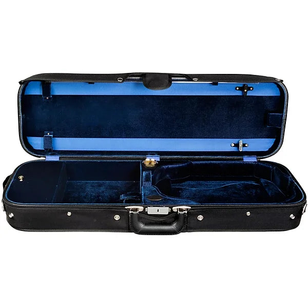 Bobelock B1002MVS Mercury Velvet Oblong 4/4 Violin Case - Blue Interior