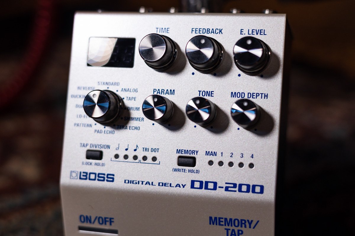 boss DD 200 digital delay pedal haggertys 2