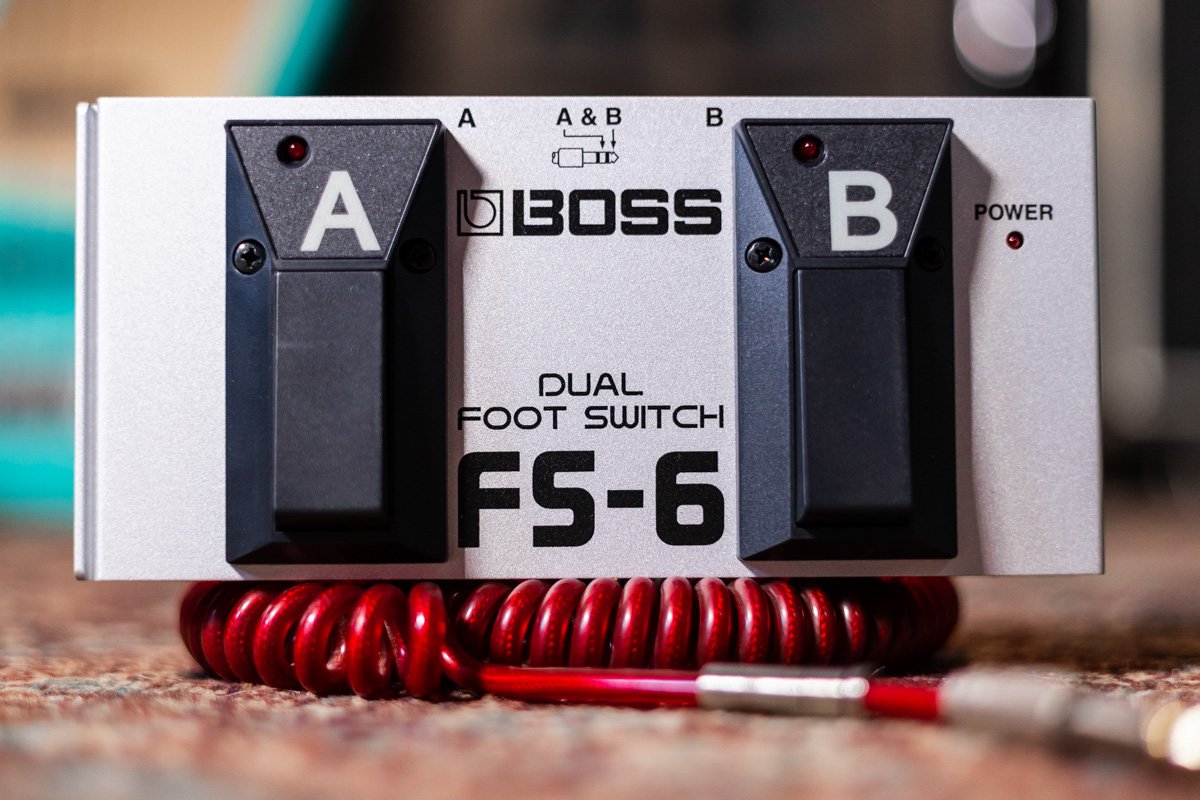 boss FS 6 dual footswitch pedal black haggertys 2