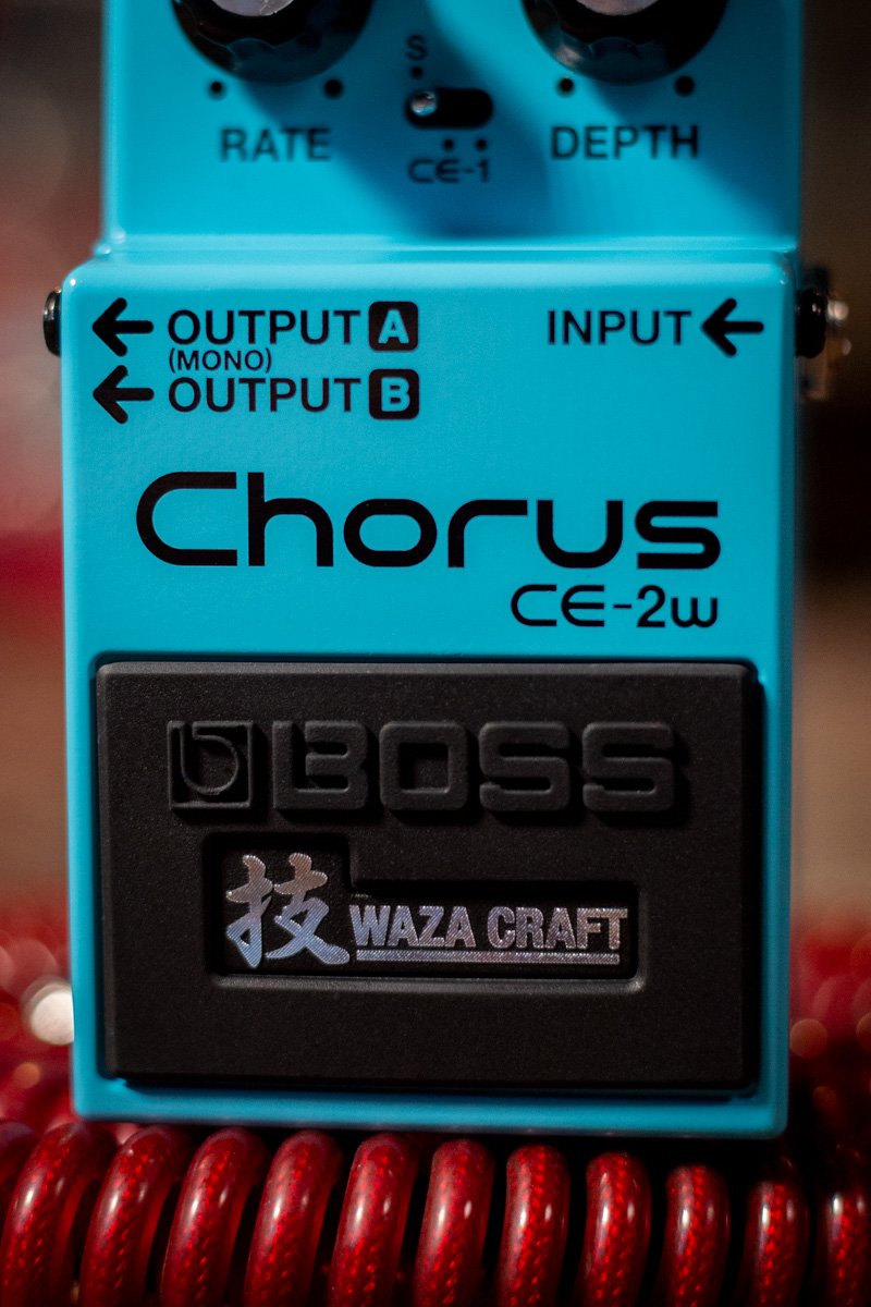 boss ce 2w waza craft chorus guitar pedal haggertys 3