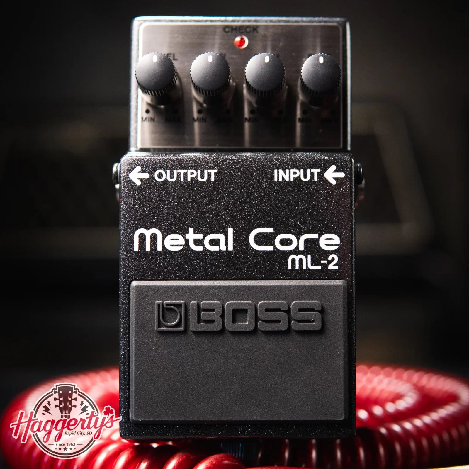 boss metalcore distortion pedal Boss ML-2 Metal Core Distortion Pedal