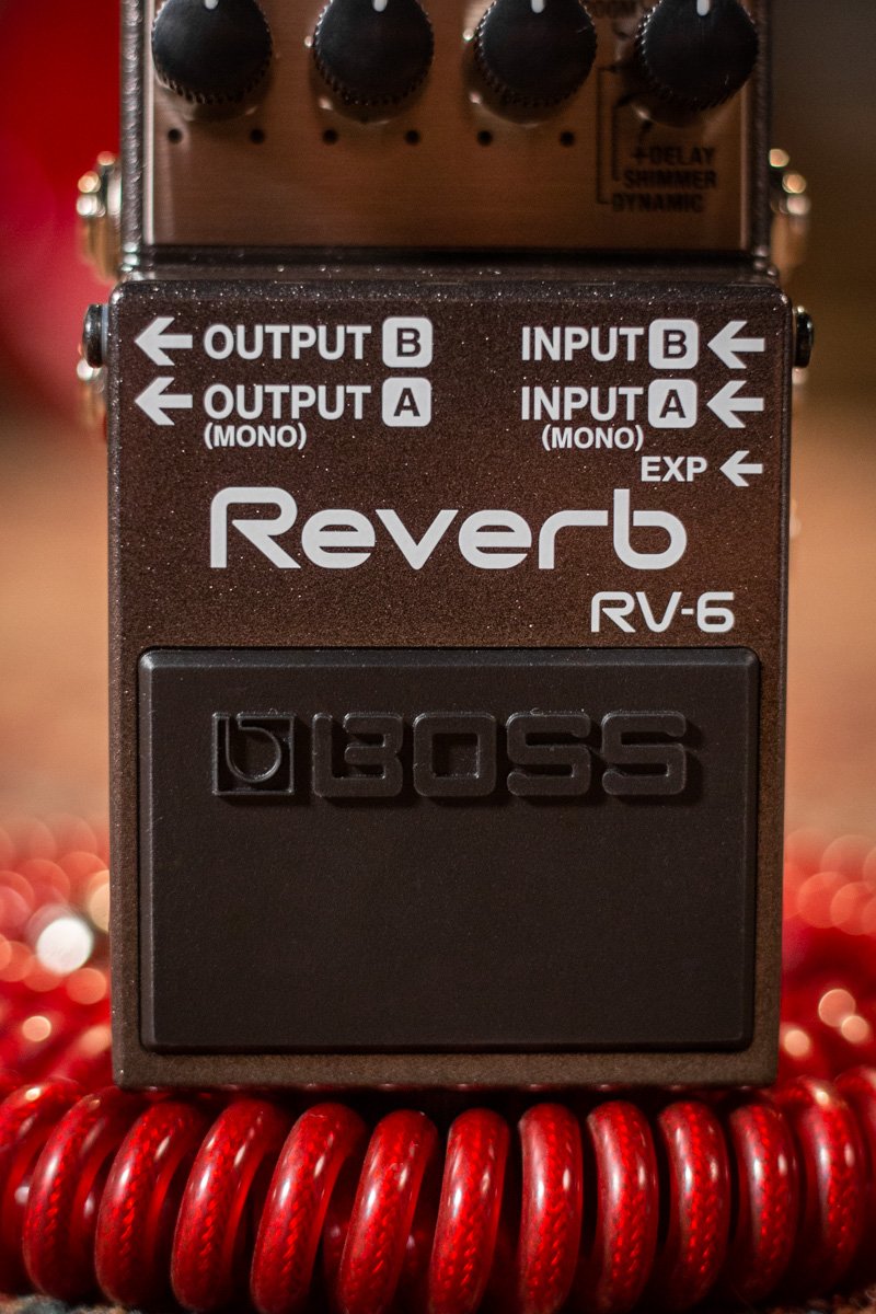boss rv 6 reverb pedal haggertys 3