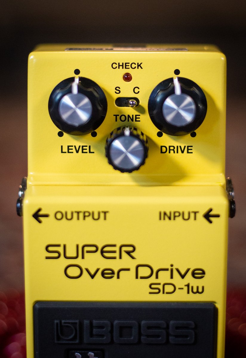Boss SD-1w Super Overdrive Guitar Effects Pedal